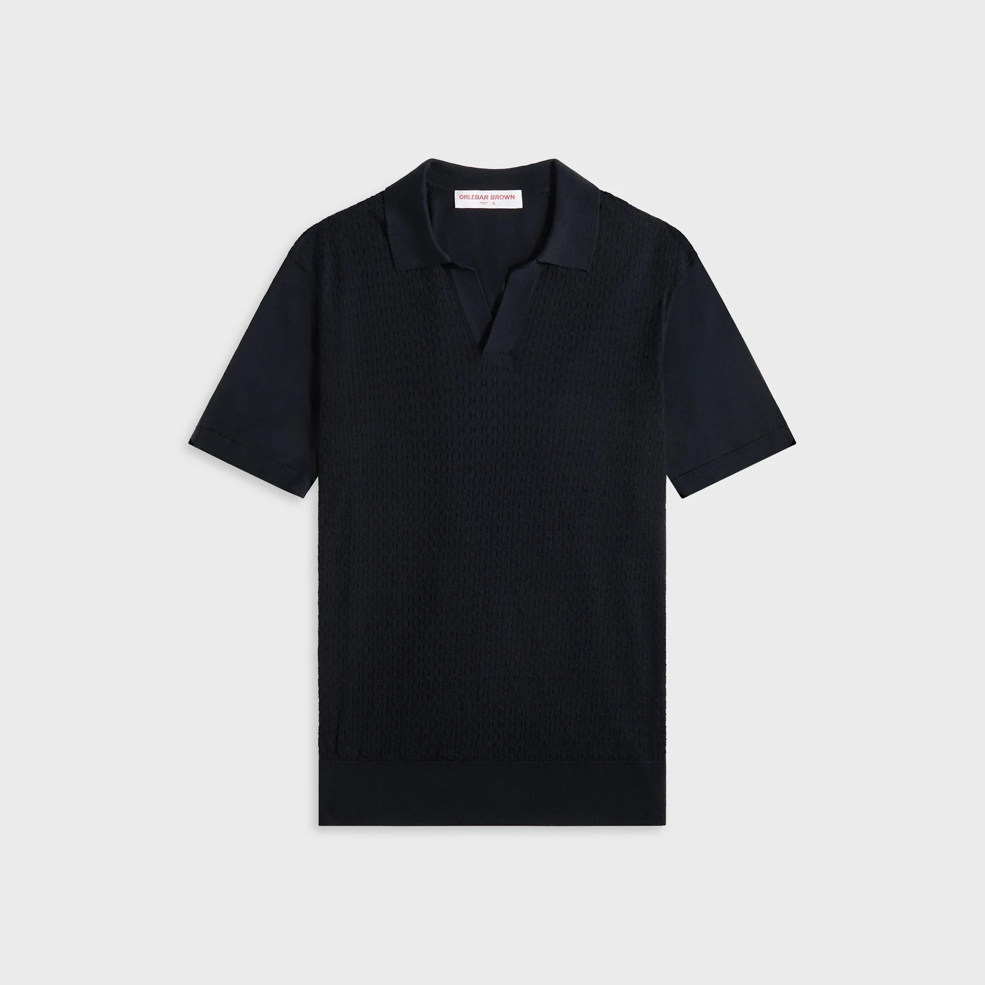 Orlebar Brown Horton Silk Cotton Solstice Shirt - Night Iris