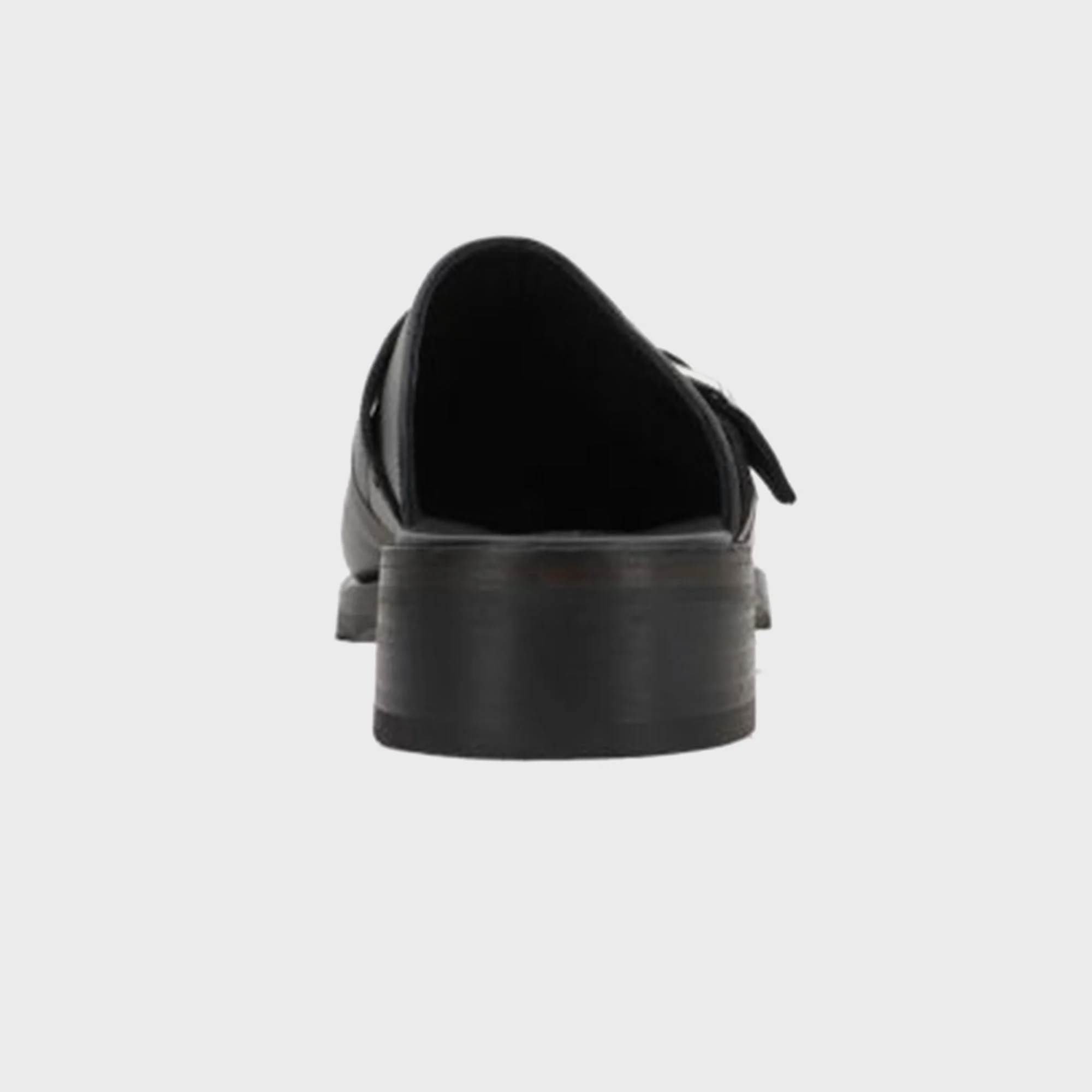 Our Legacy Camion Mule - Black Leather - Image 3