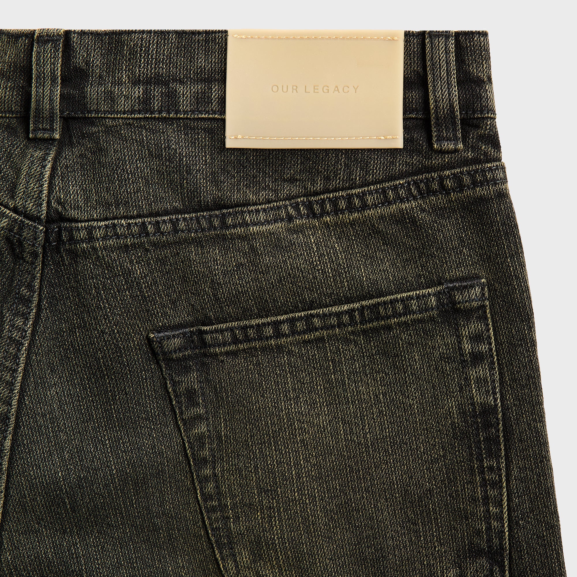 Our Legacy Vast Cut Pant - Black Sand Chain Twill - Image 3