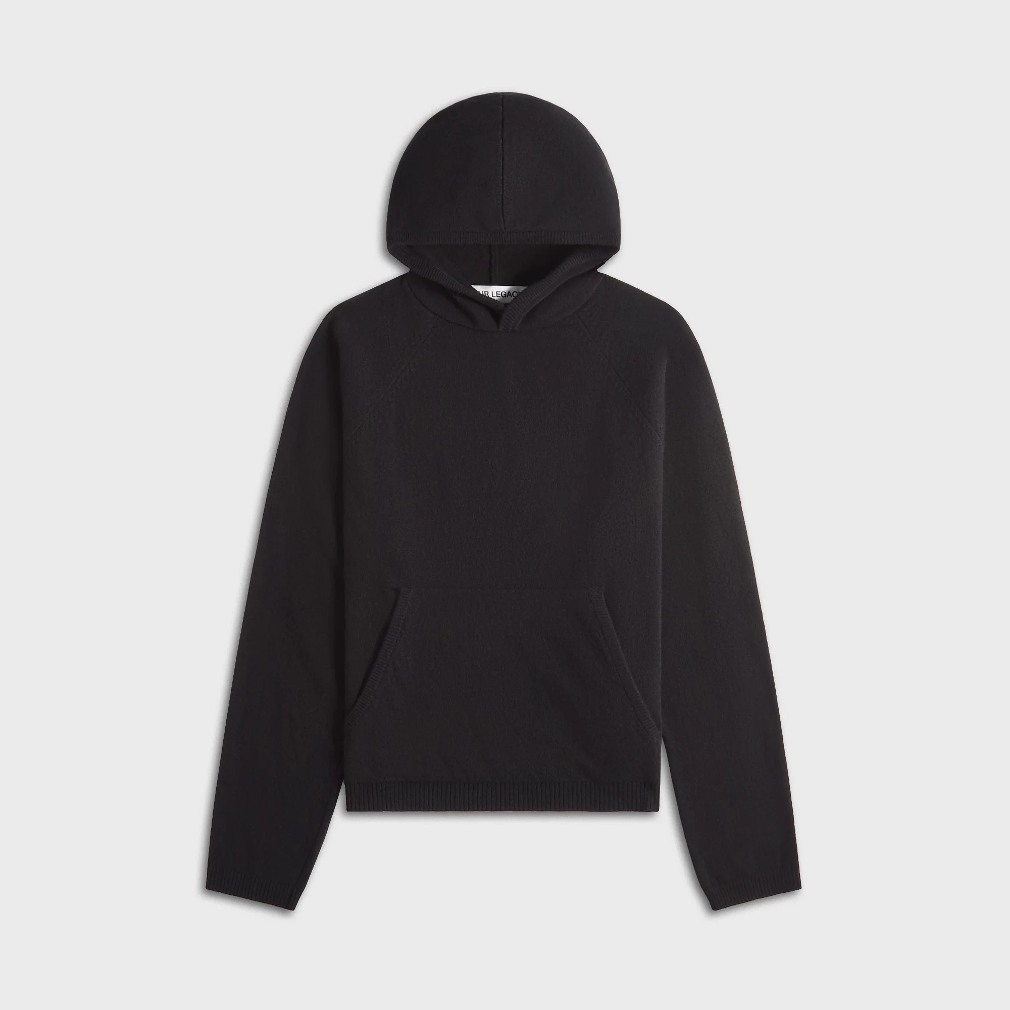 Our Legacy Knitted Hoodie - Black Cherub Wool
