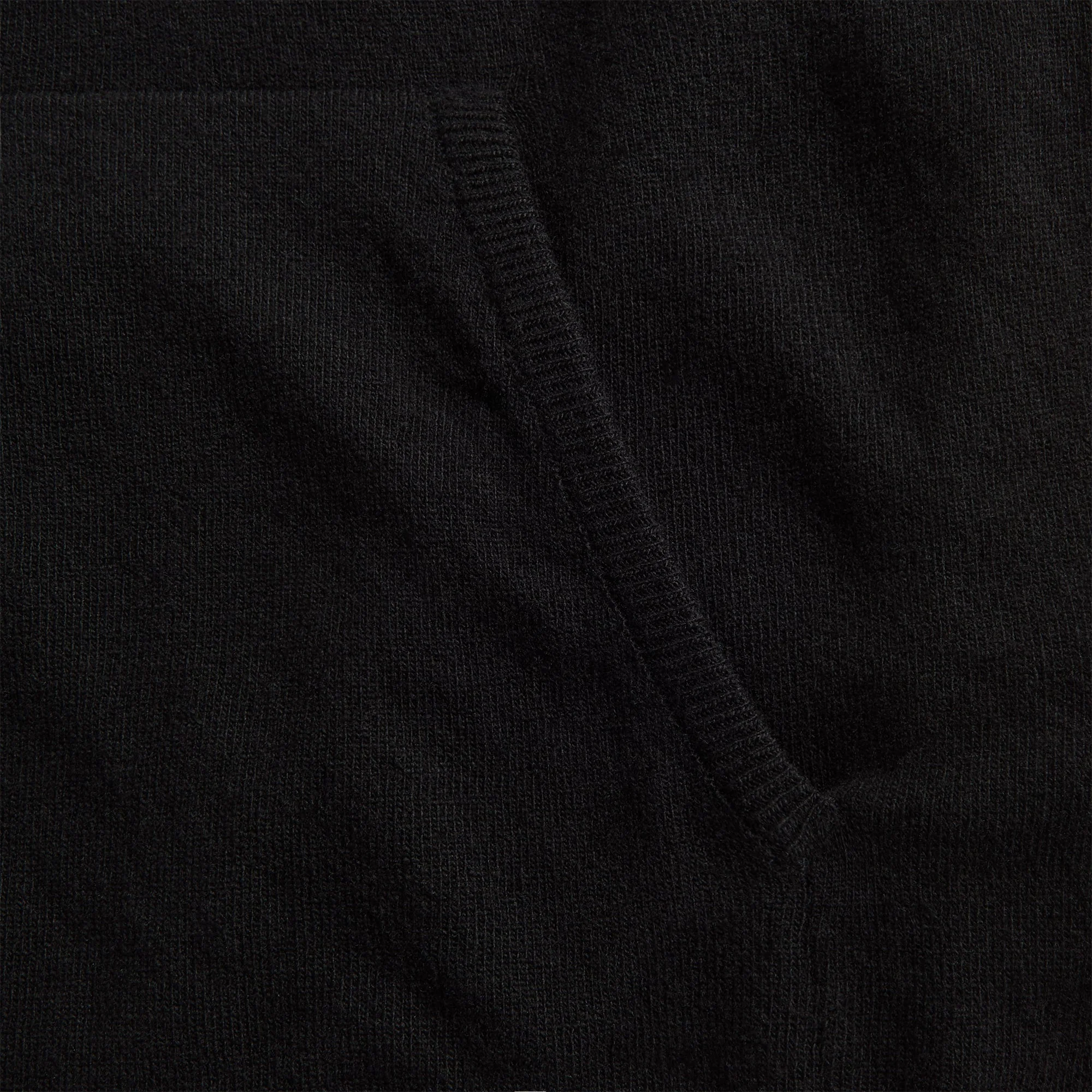 Our Legacy Knitted Hoodie - Black Cherub Wool - Image 3