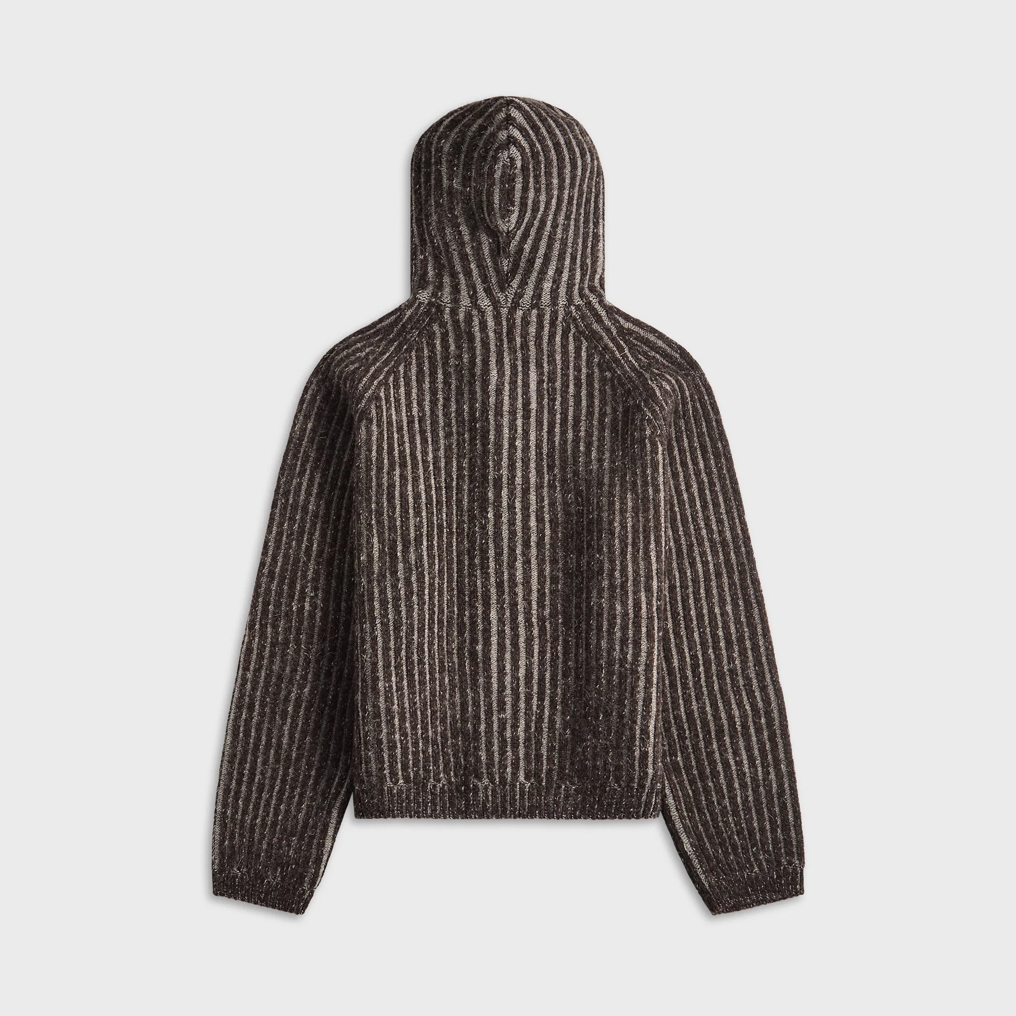 Our Legacy Level Hood - Vanise Brown Stripe Isels Wool - Image 2