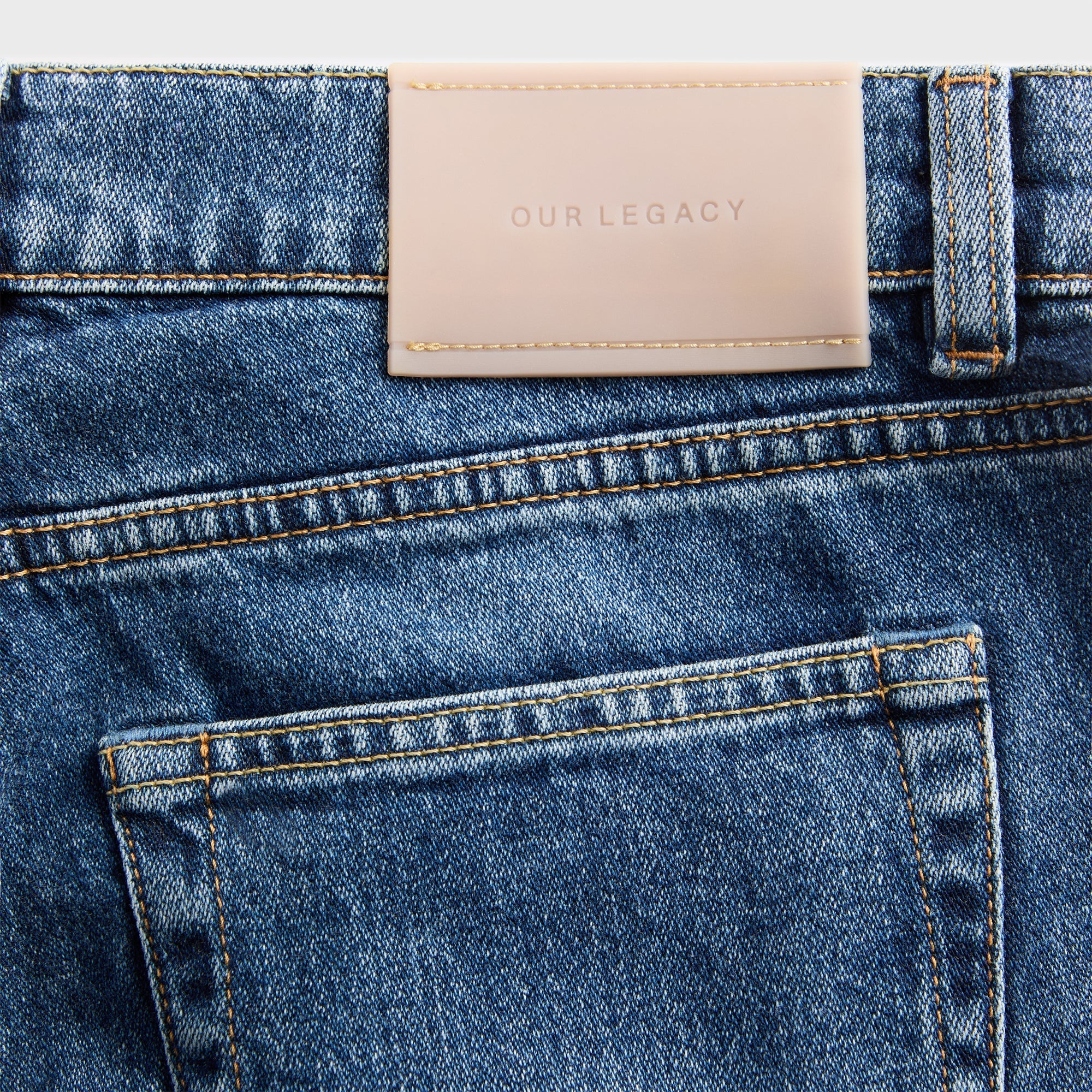 Our Legacy Carlson Cut Denim Jean - Rodeo Wash Broken Twill - Image 3