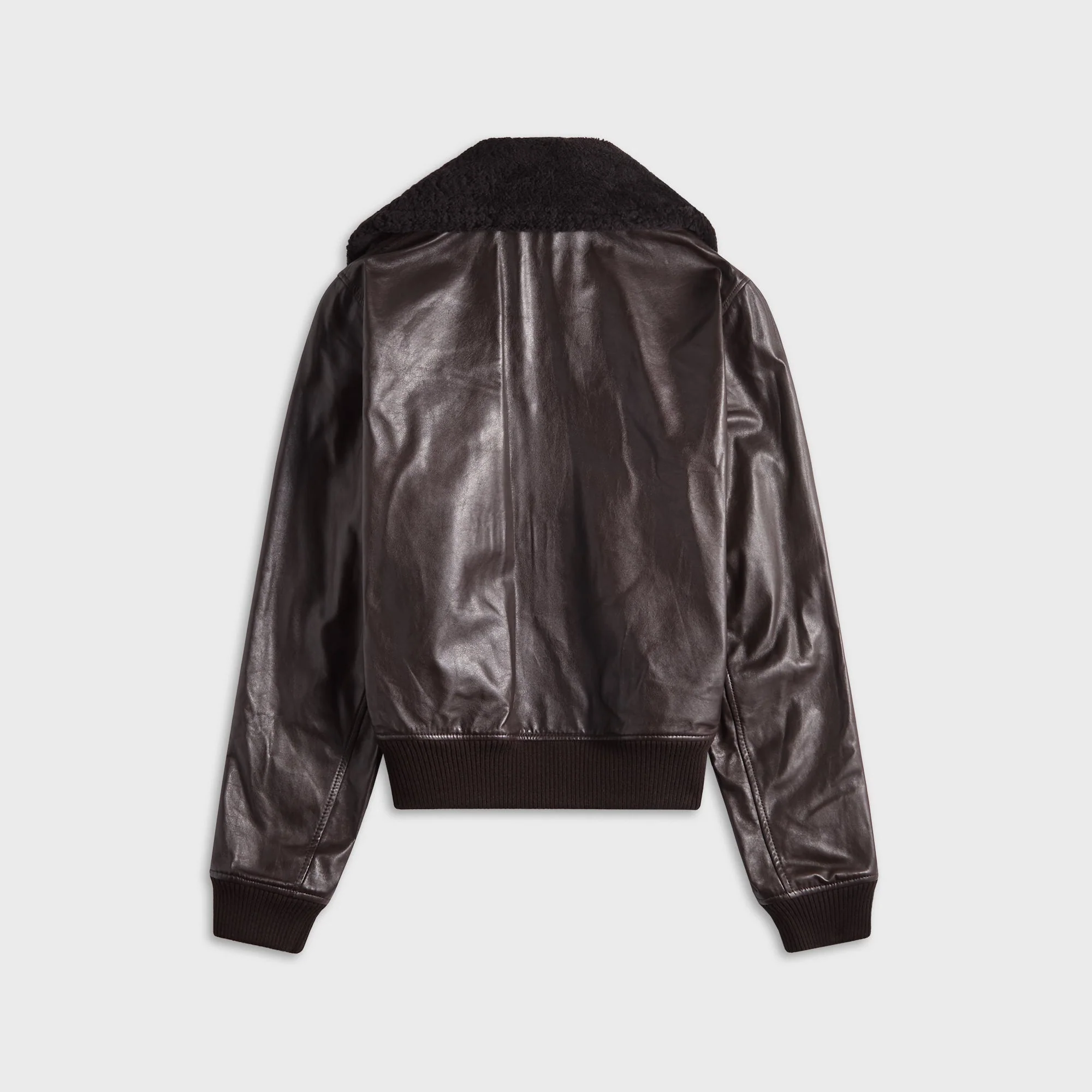 Our Legacy Pharos Bomber - Umber Brown Fluid Calfskin - Image 2