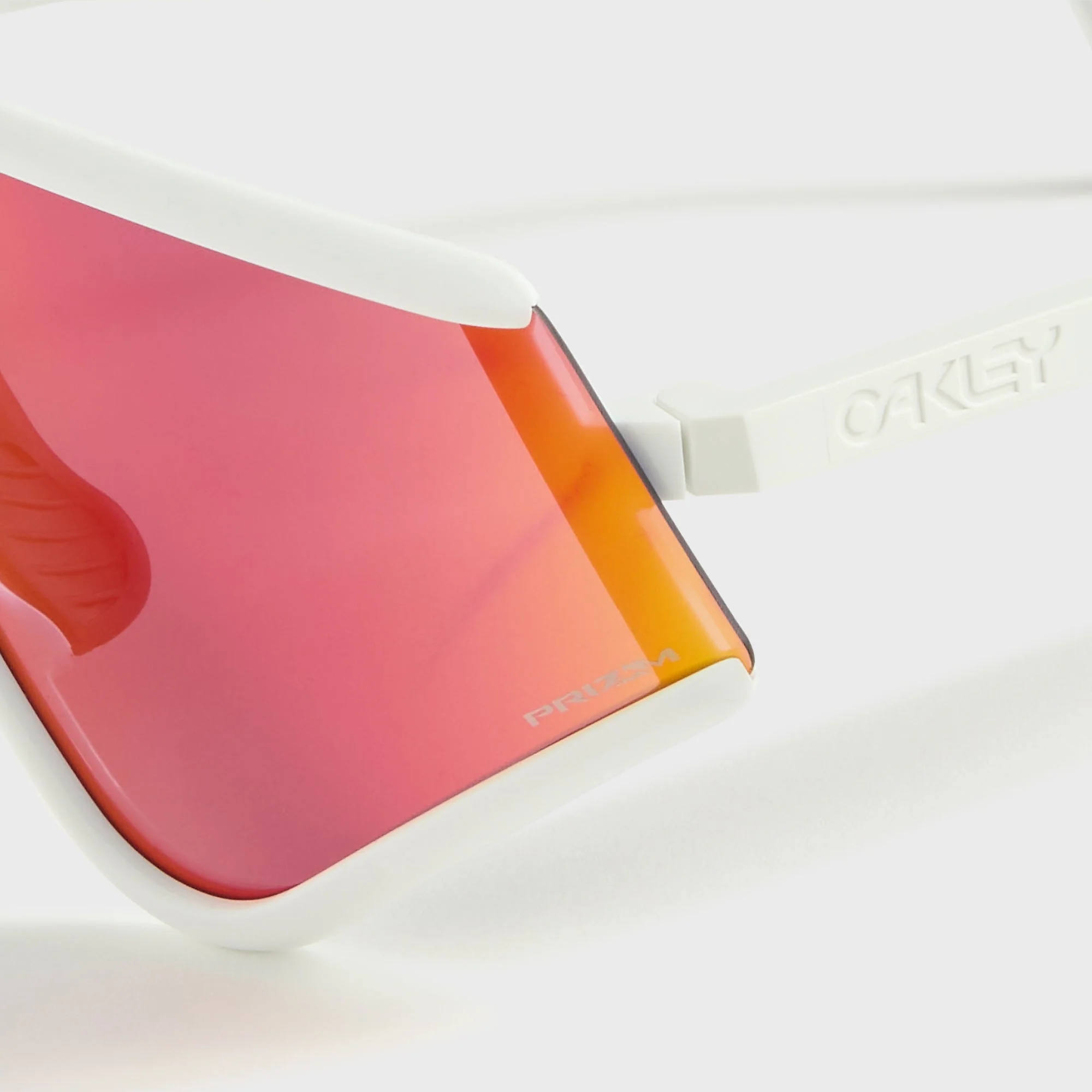 Oakley Eyeshade - White / Prizm Road - Image 3