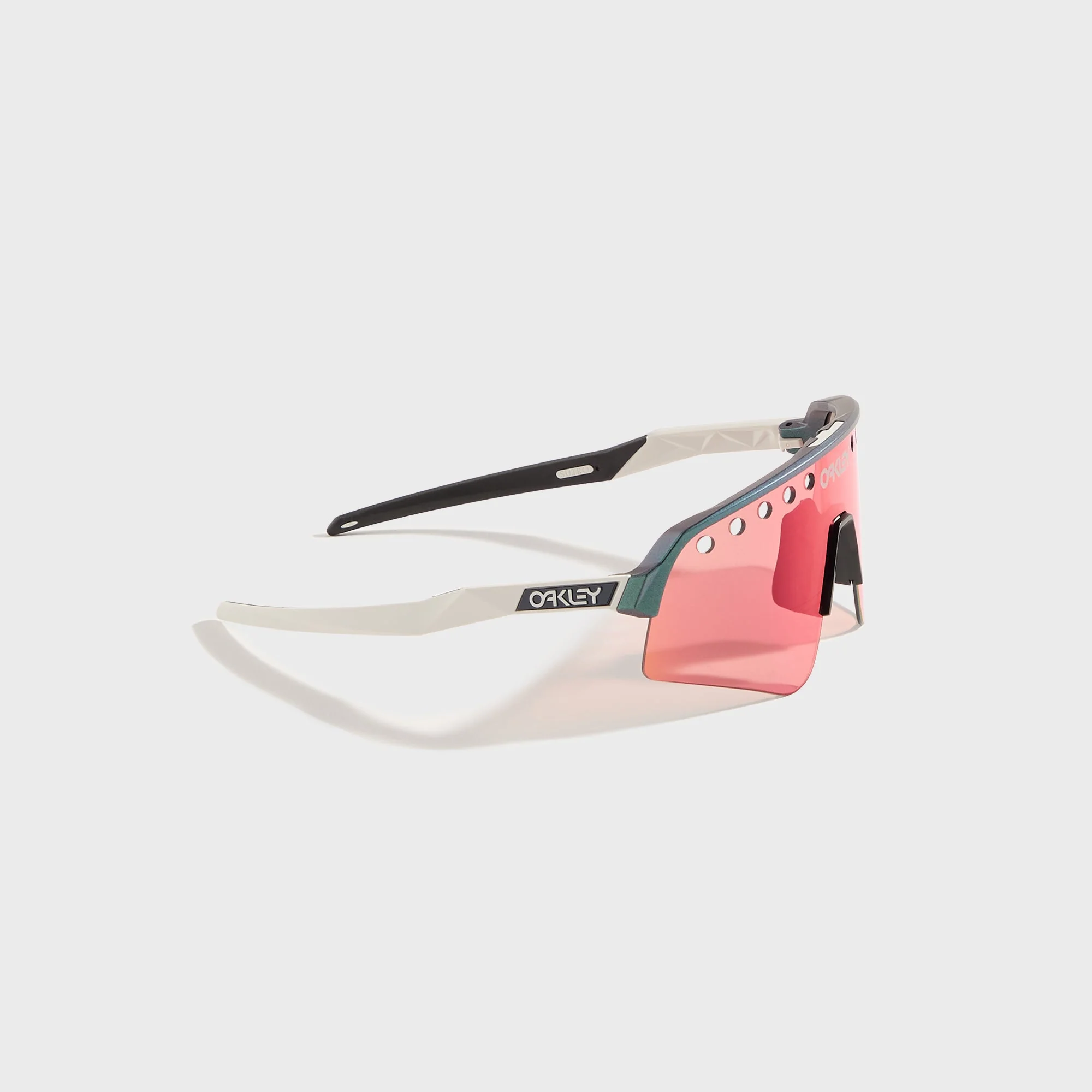 Oakley Sutro Lite Sweep - Matte Silver Blue Colorshift / Prizm Trail Torch - Image 2
