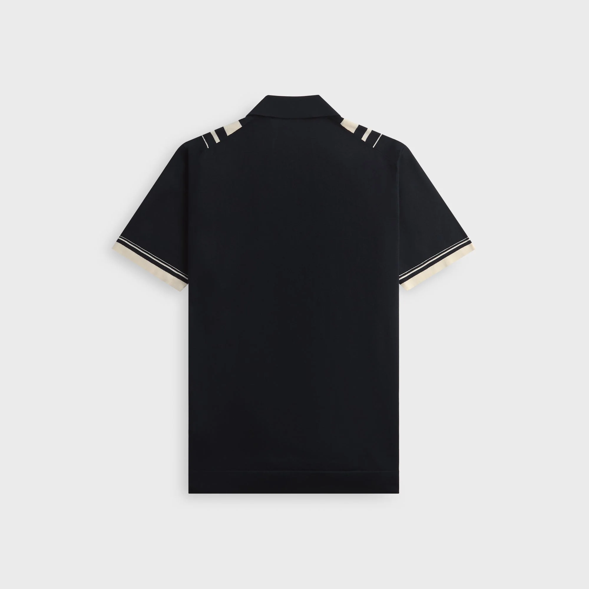 Orlebar Brown Tiernan Border Stripe Shirt - Night Iris / White Sand - Image 2
