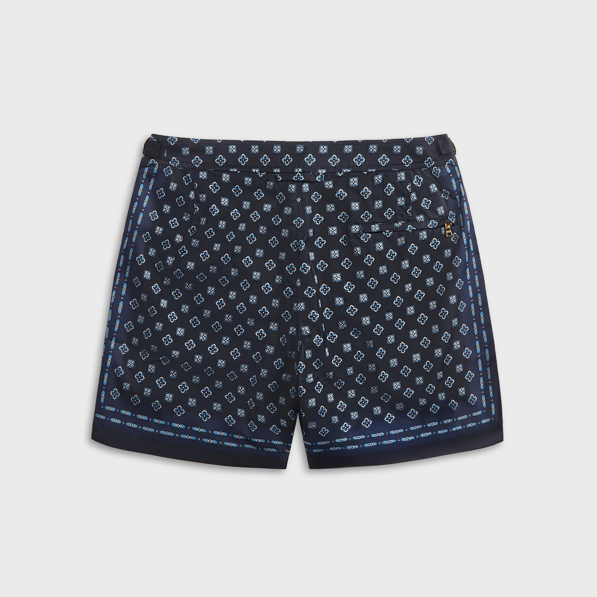Orlebar Brown Bulldog Luminis Border Short - Night Iris - Image 2
