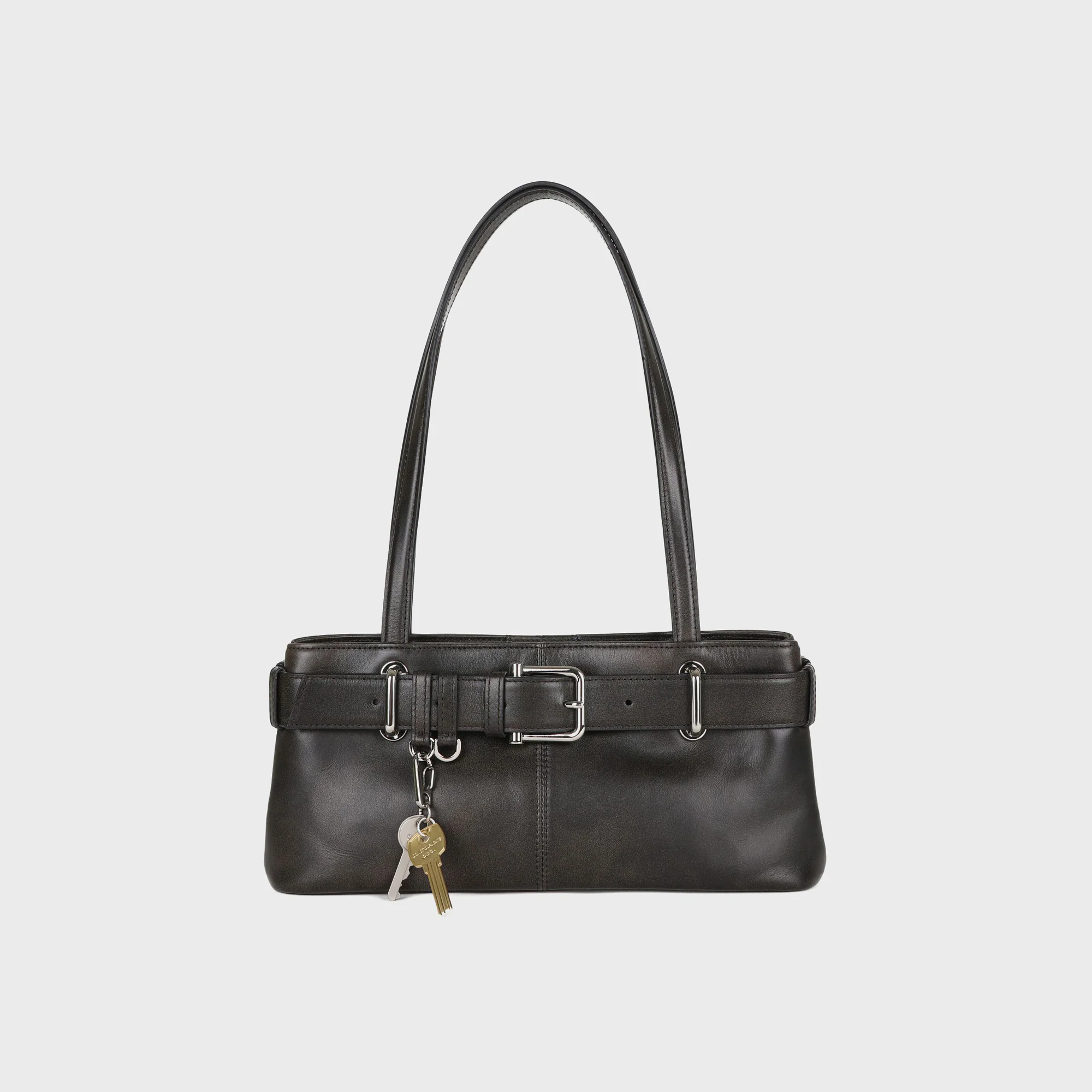 Osoi Shoulder Brocle Mini Bag - Stain Brown