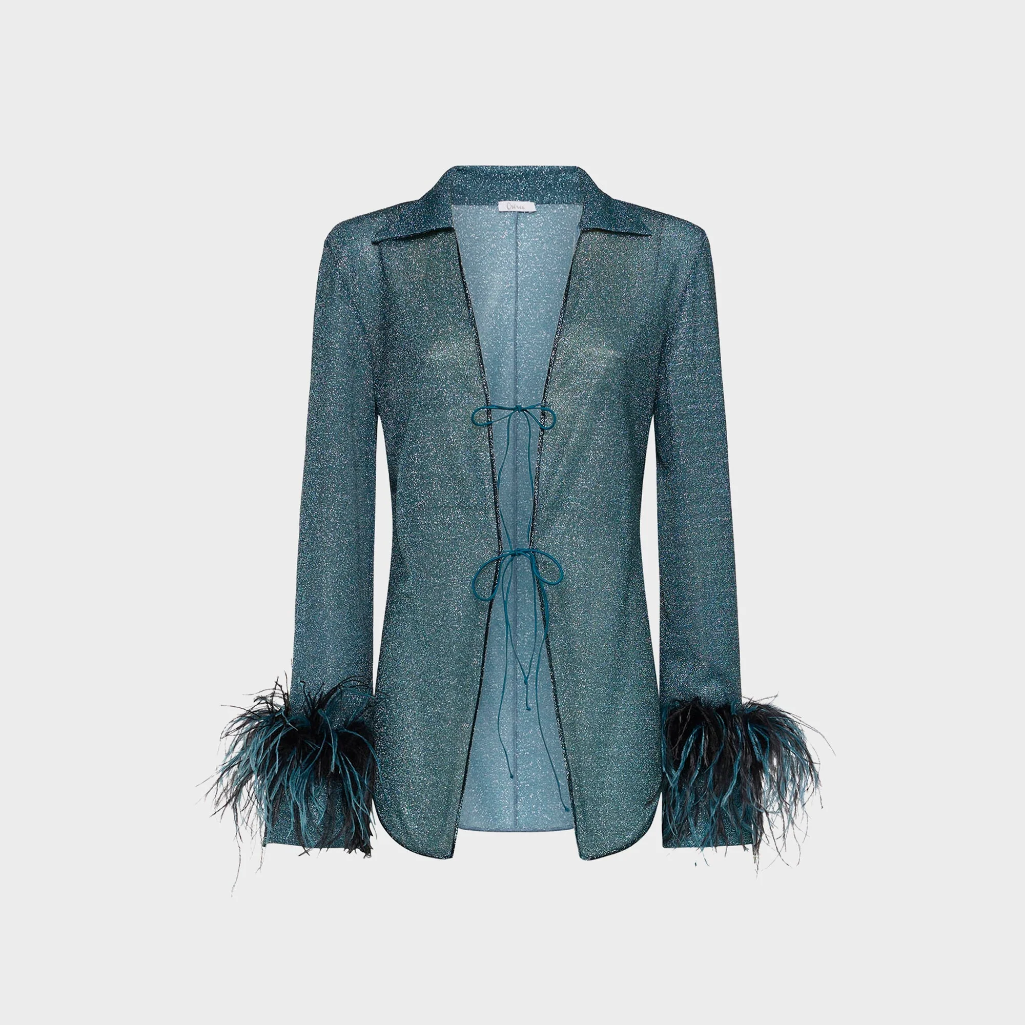 Oseree Lumière Plumage Shirt - Peacock