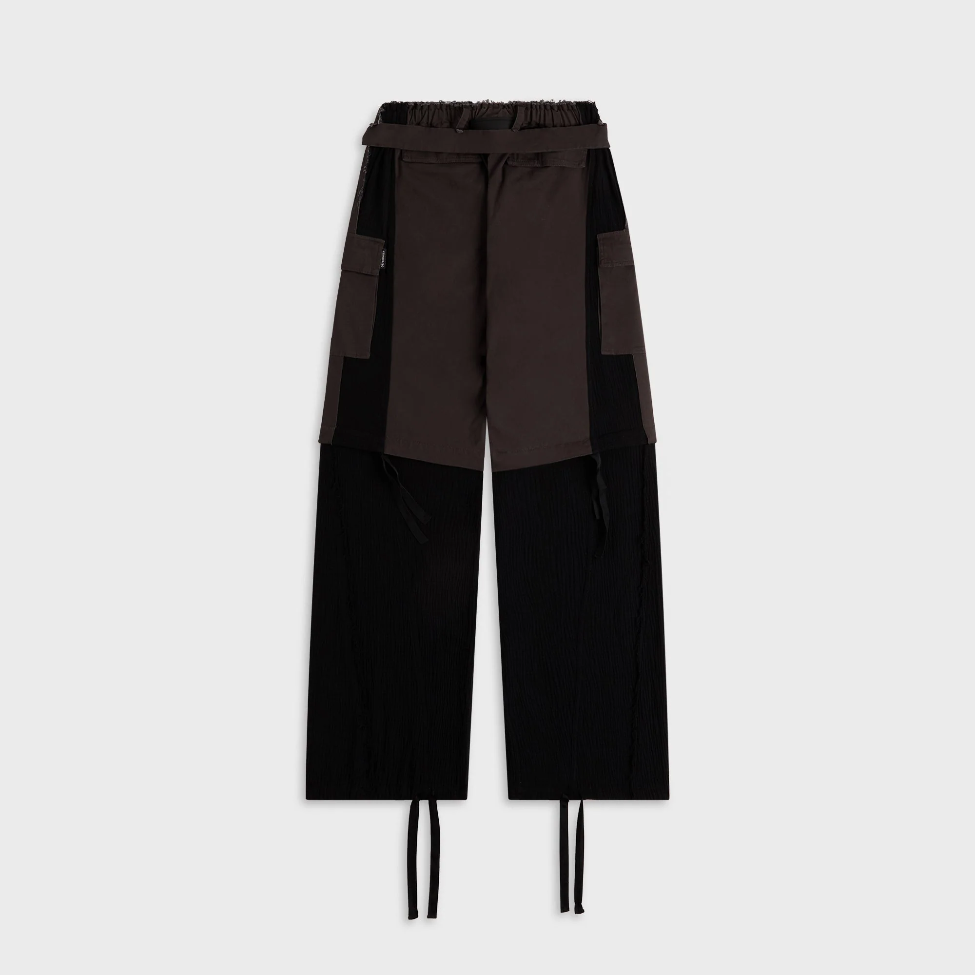 Ottolinger Baggy Cargo Pant - Black / Grey - Image 2