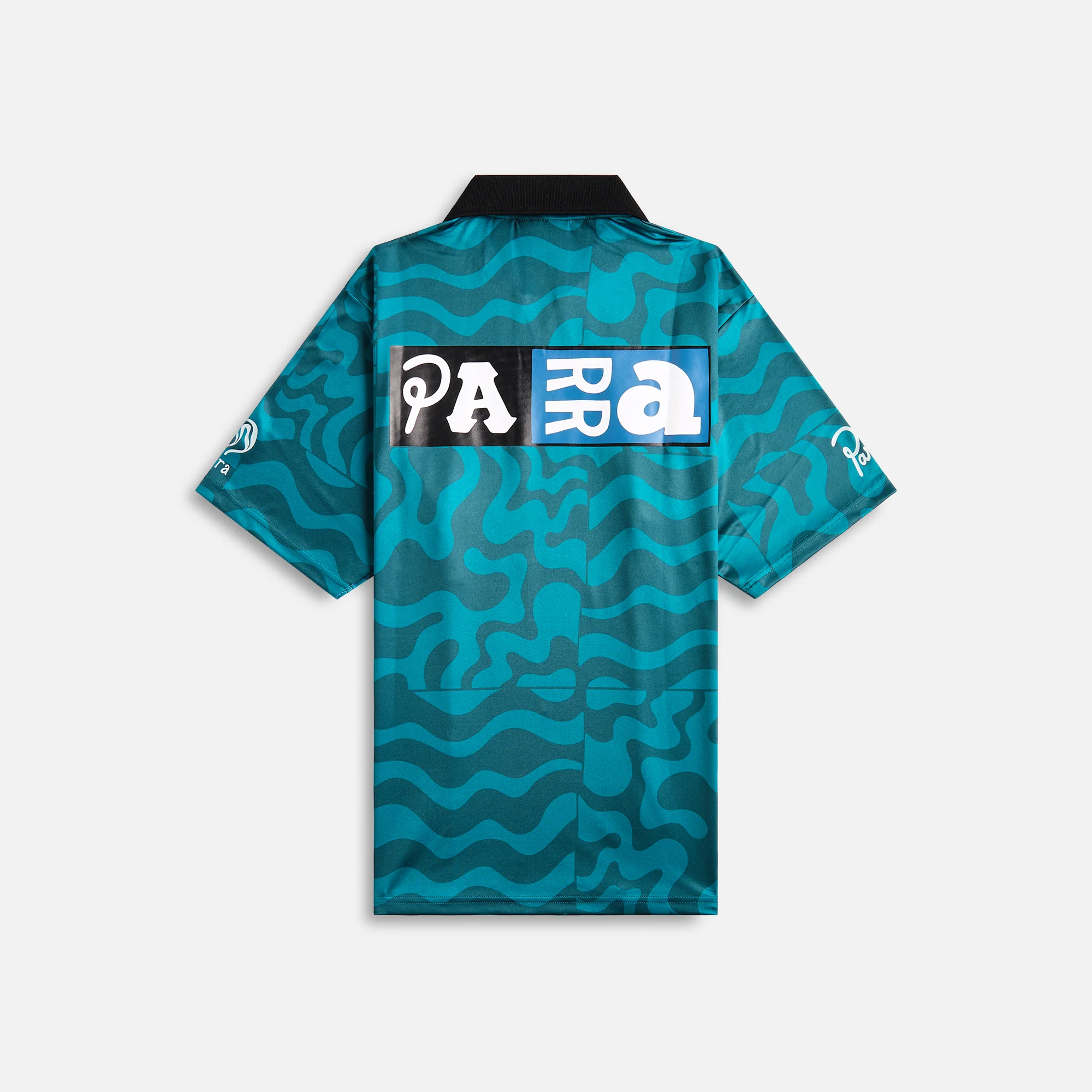 by Parra Sports Flage Polo Shirt - Deep Sea Green - Image 2