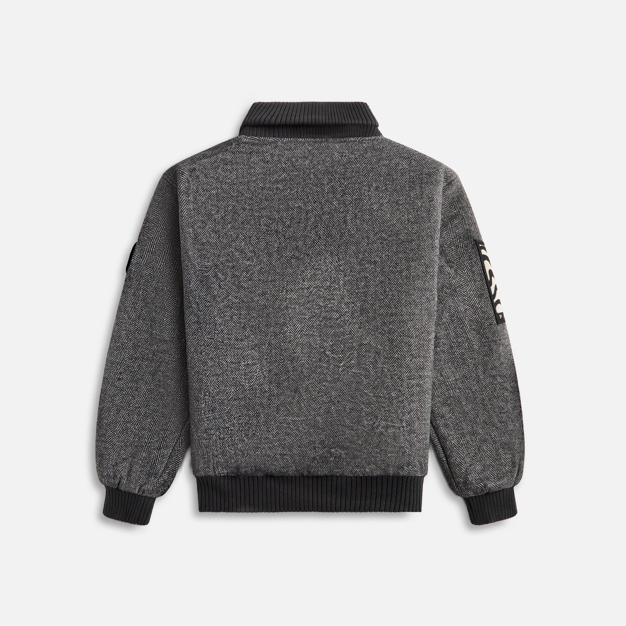 by Parra Rounded Par Varsity Jacket - Dark Grey - Image 2