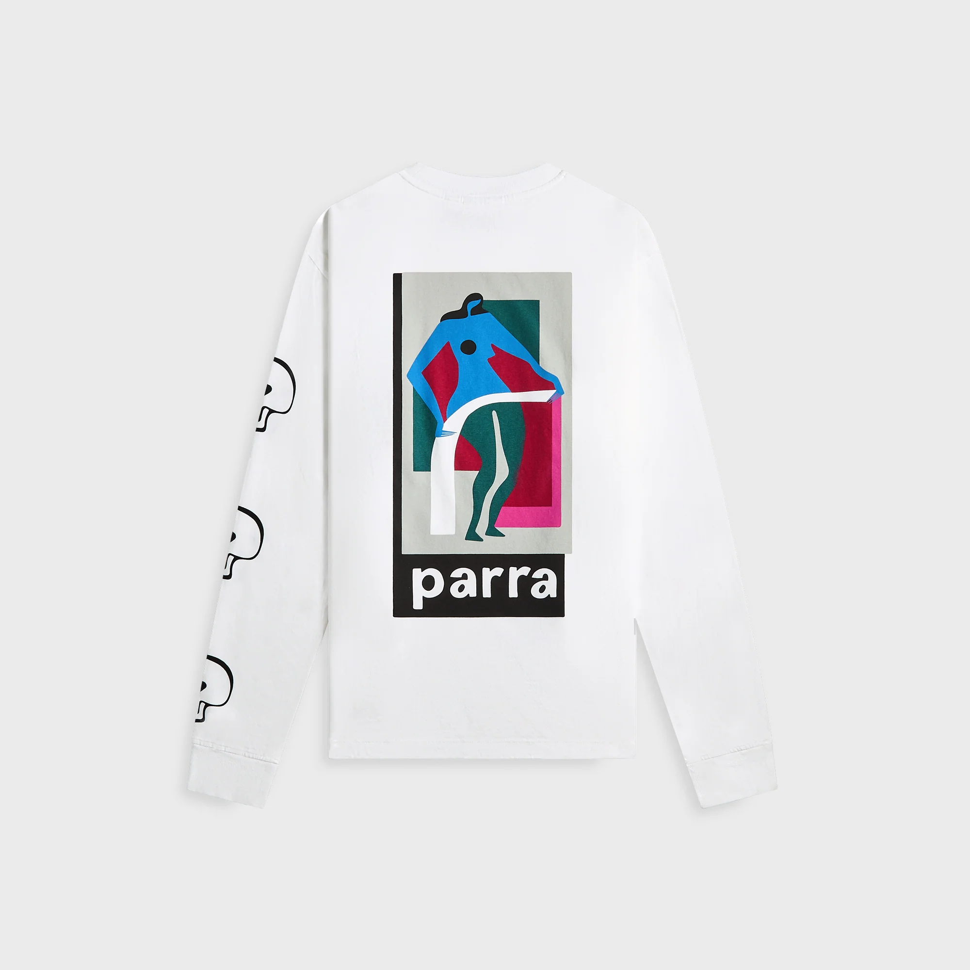 by Parra Lowering The Bar Long Sleeve Tee - White - Image 2