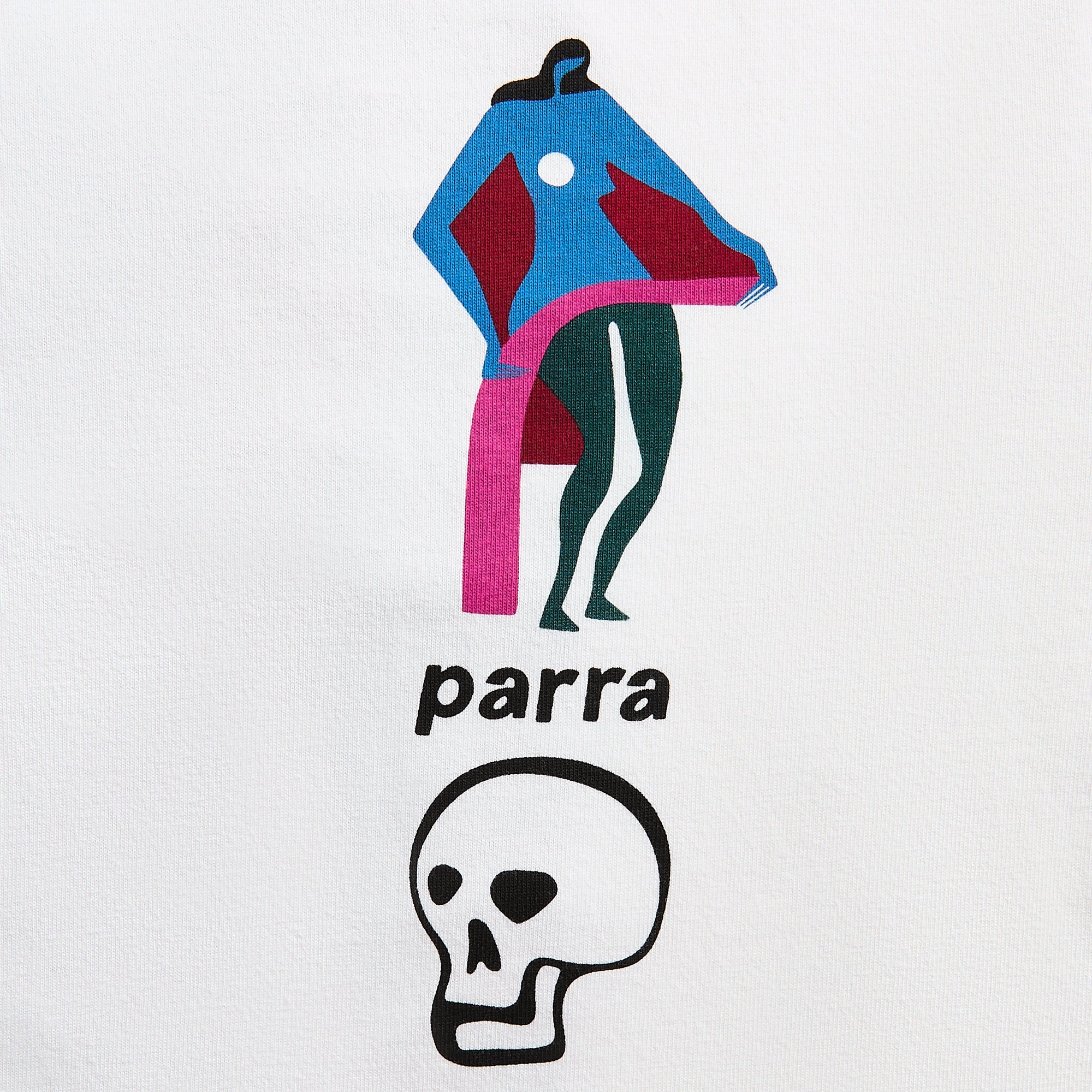by Parra Lowering The Bar Long Sleeve Tee - White - Image 3