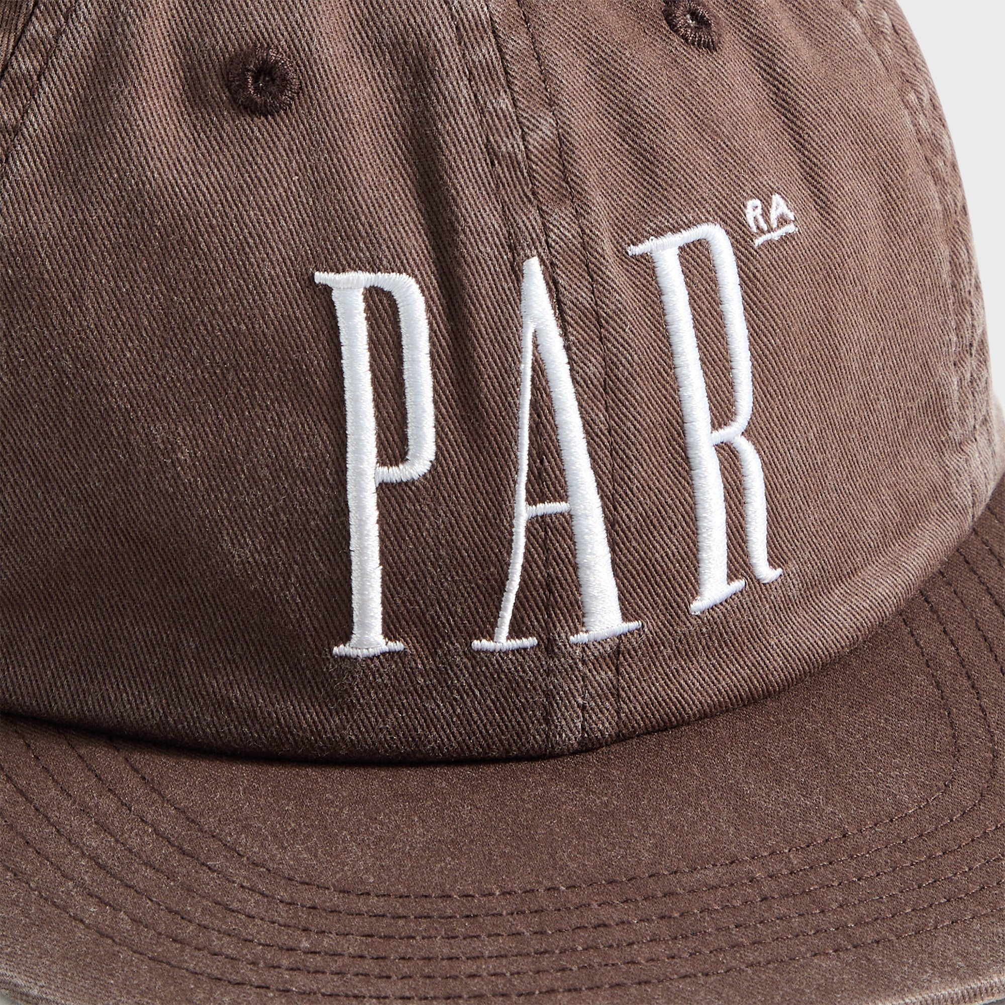 by Parra Store Logo 6 Panel Cap - Brown - Image 3