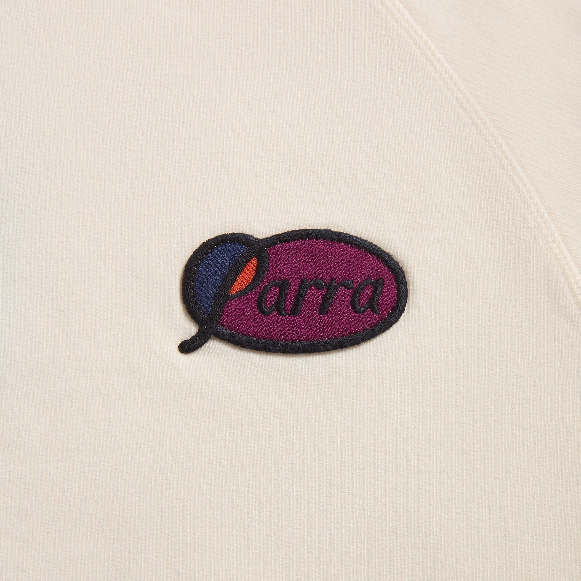 by Parra Circled Script Logo Hooded Sweatshirt - Off White - Image 3