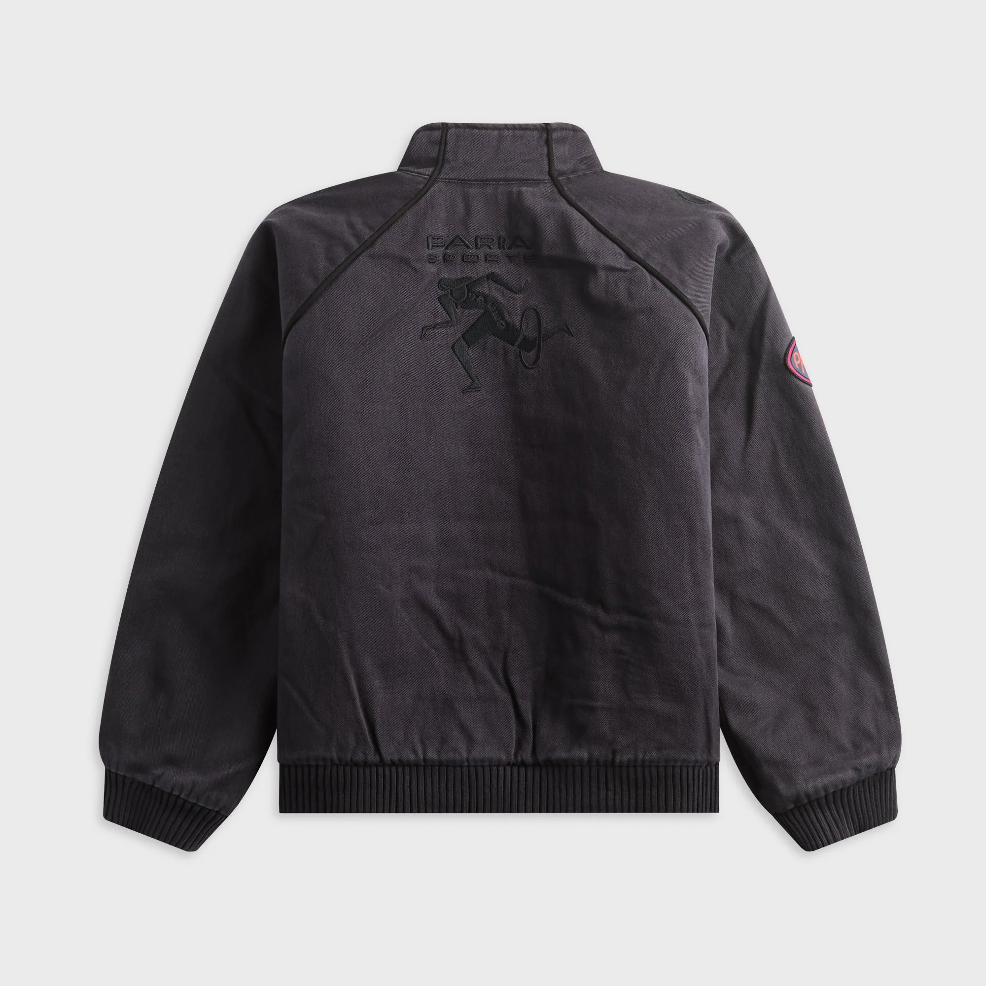 by Parra Owl Meets Rat Racing Jacket - Blue - Image 2