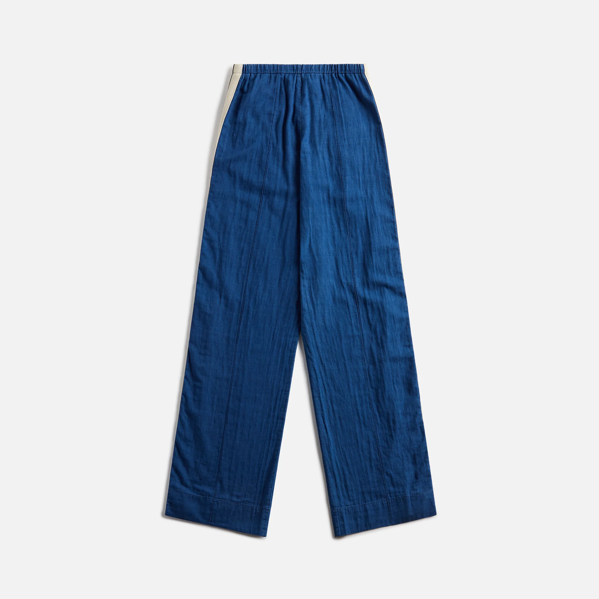 Palm Angels Chambray Track Pant - Indigo / Off-White - Image 2