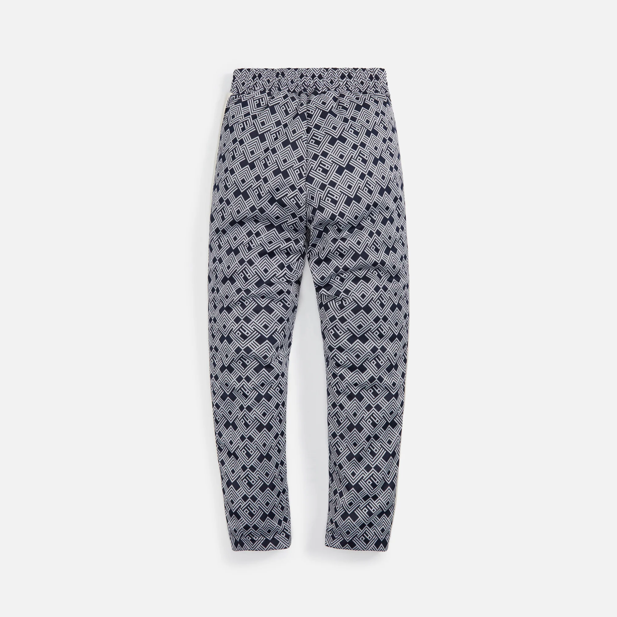 Palm Angels PA Jacquard Track Pants - Navy / Off White - Image 2