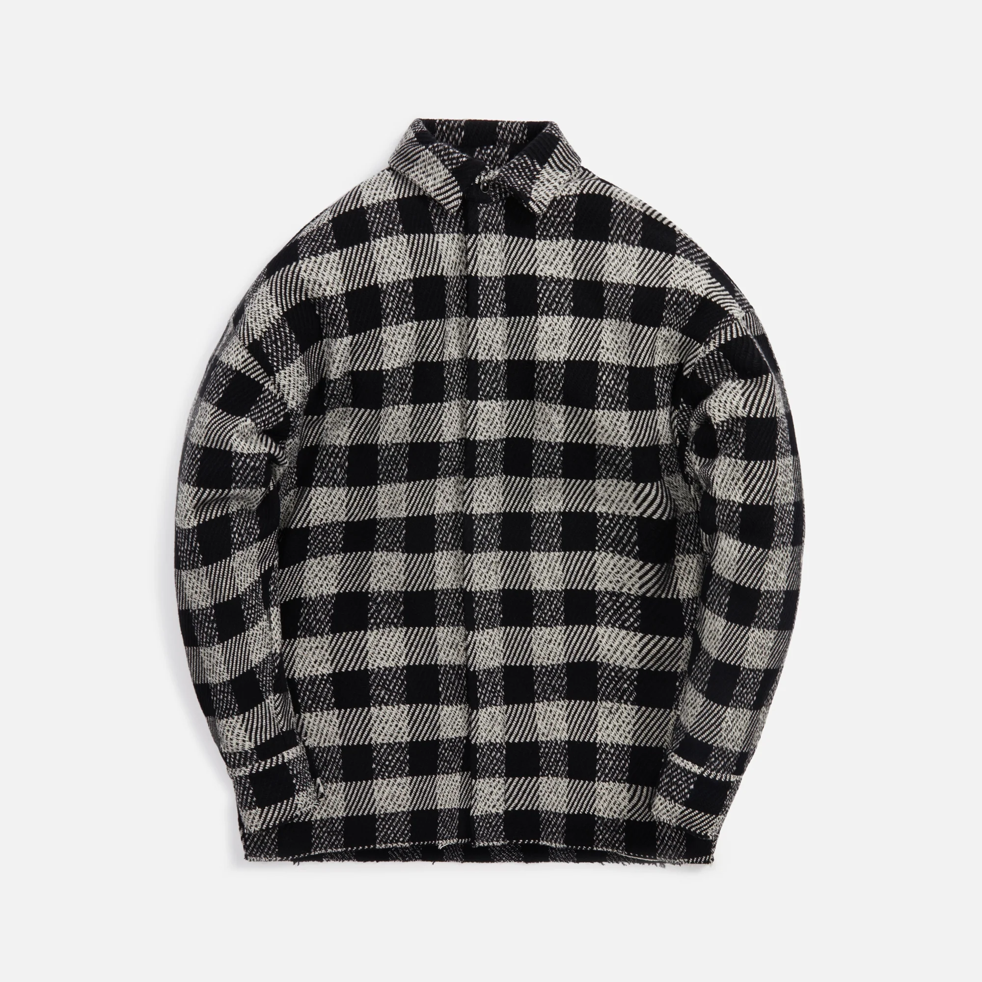 Palm Angels Curved Logo Overshirt - Off White