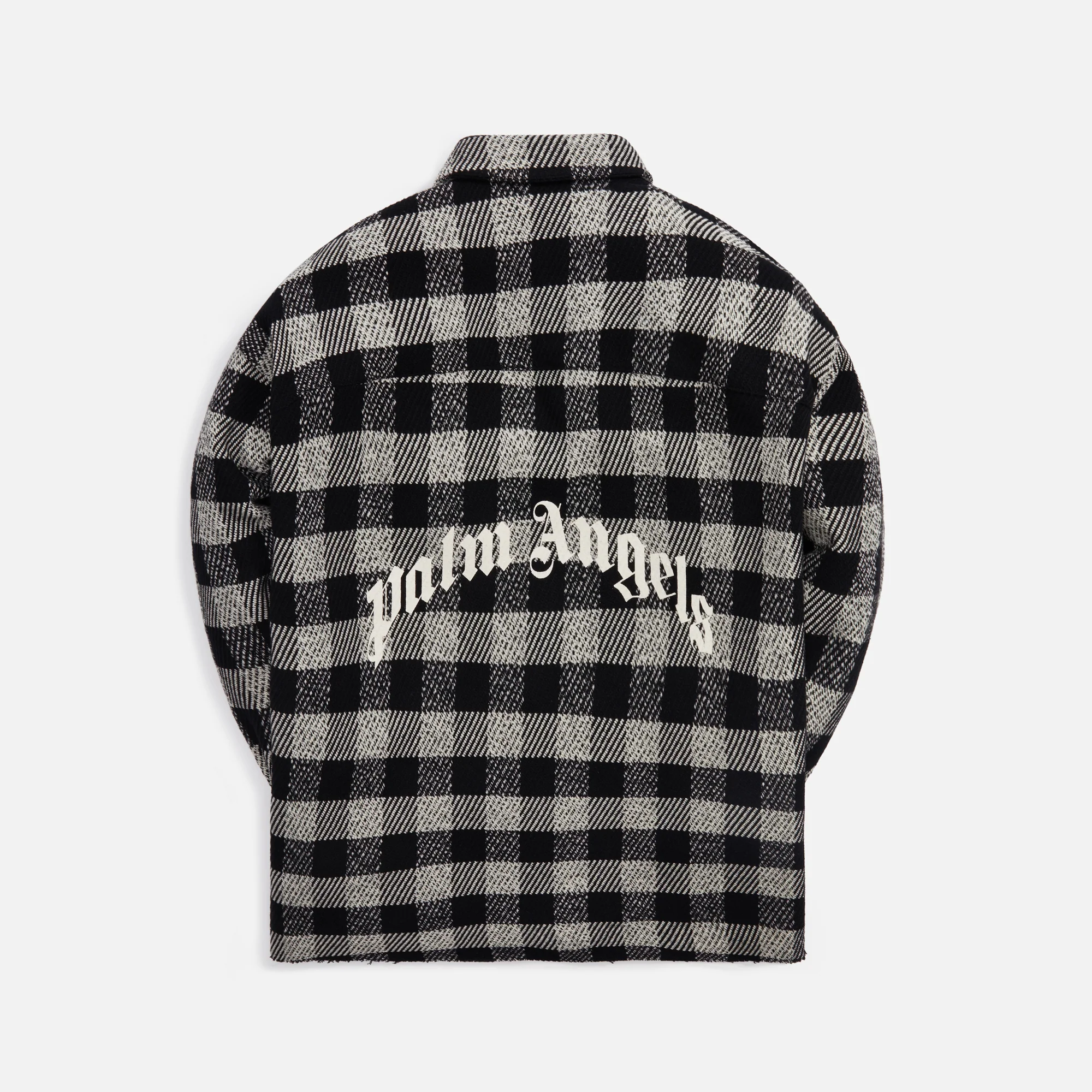 Palm Angels Curved Logo Overshirt - Off White - Image 2