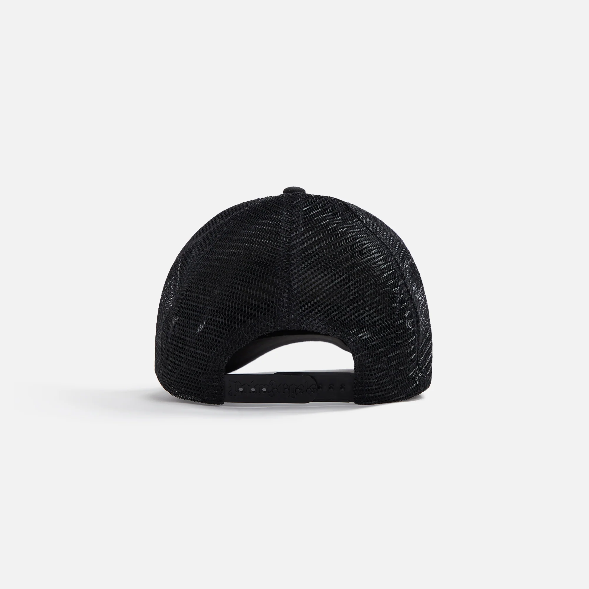 Palm Angels Curved Logo Mesh Cap - Black - Image 2