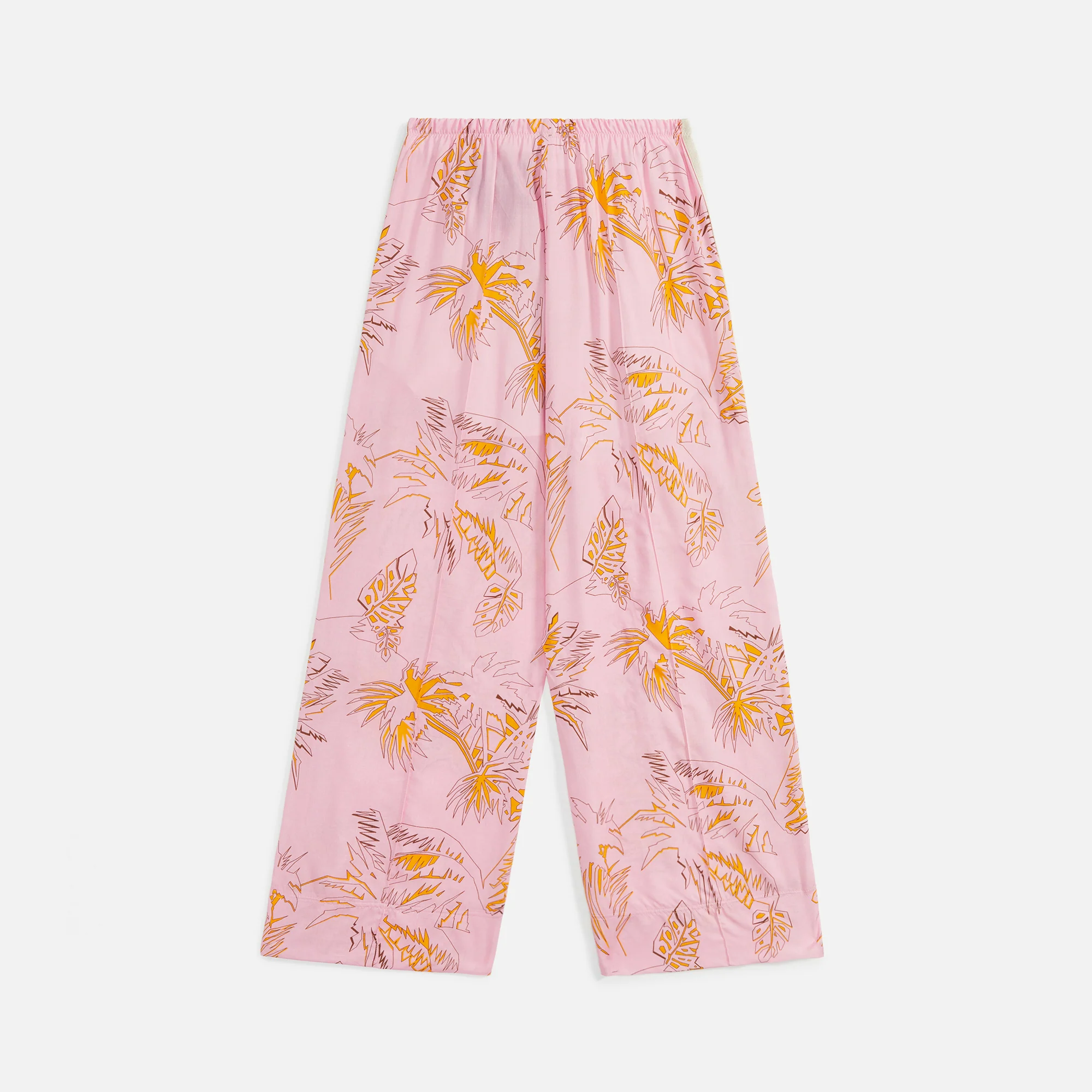 Palm Angels Abstract Palms Crop Track Pants - Pink Gold - Image 2
