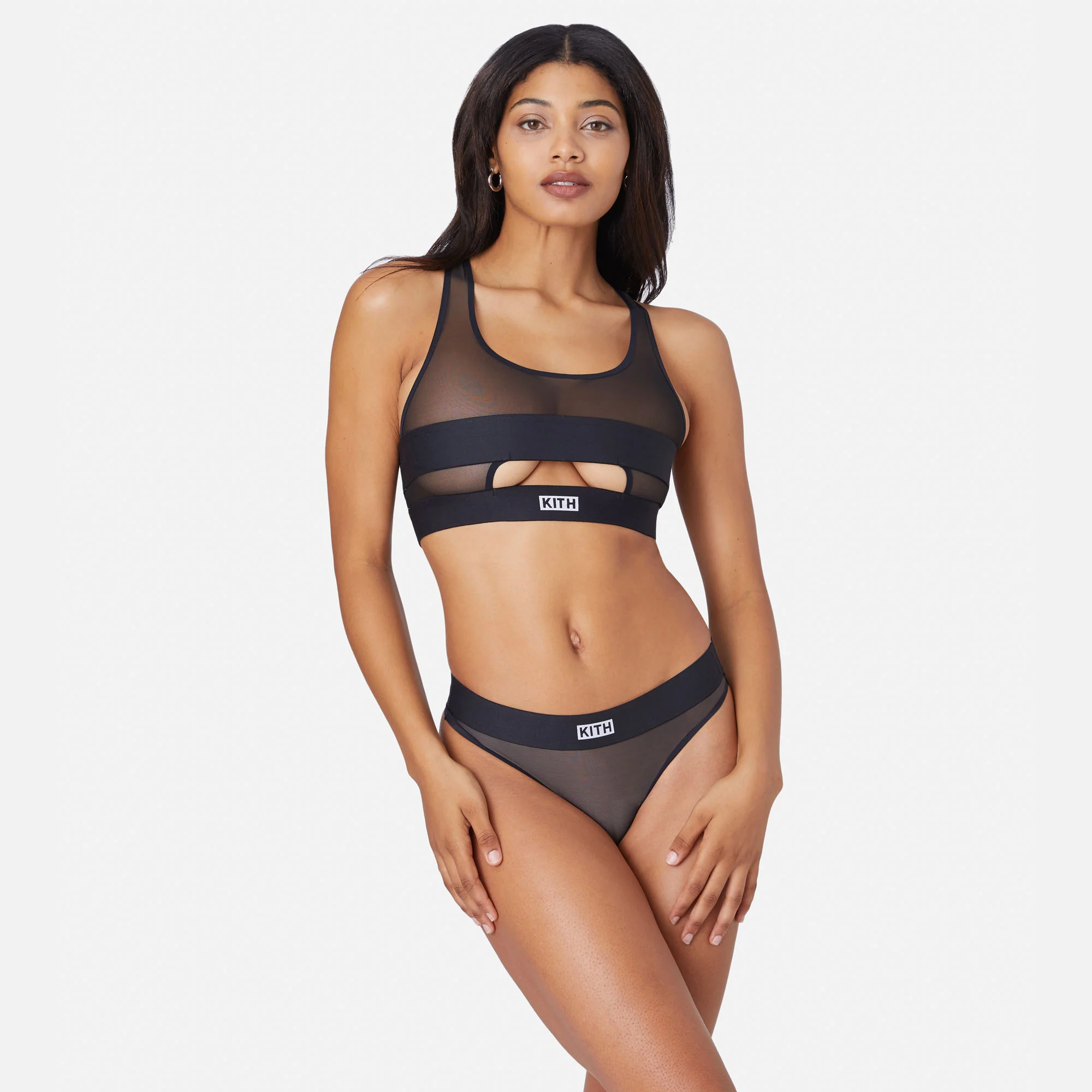 Kith Women for Calvin Klein Banded Bra - Black - Image 5