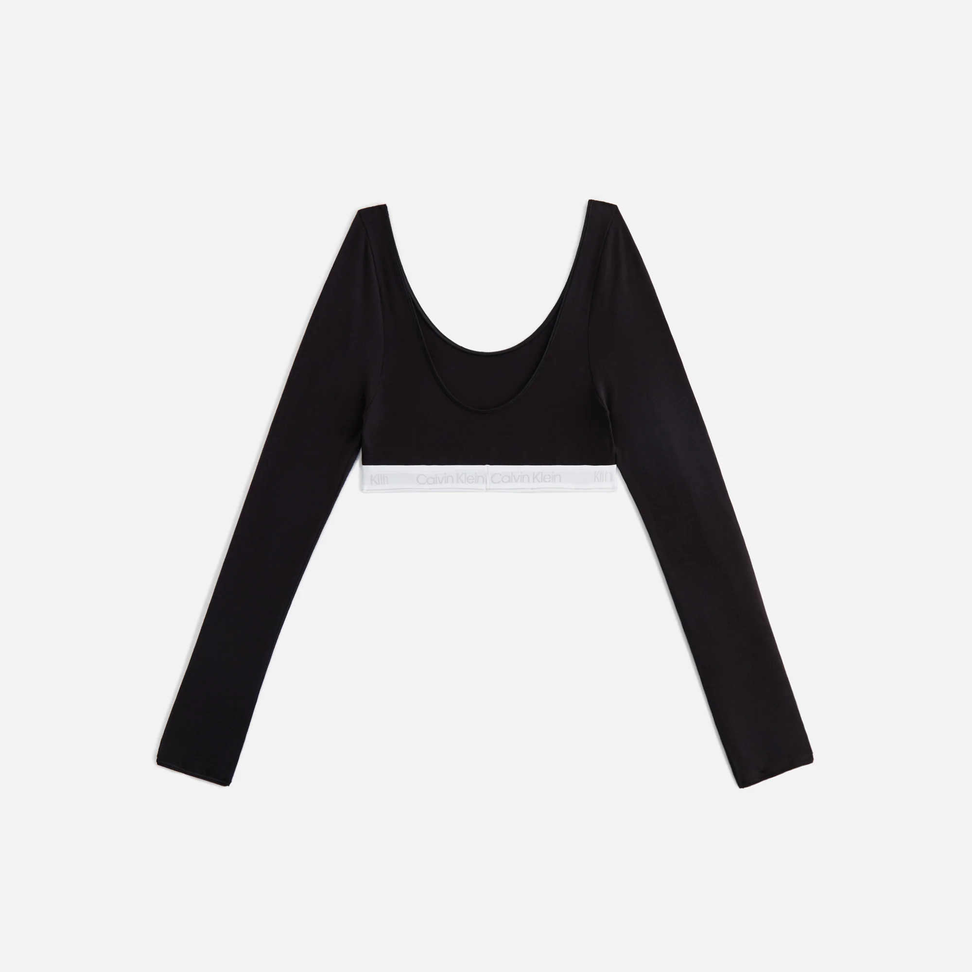Kith Women for Calvin Klein Seasonal L/S Bralette - Black - Image 2