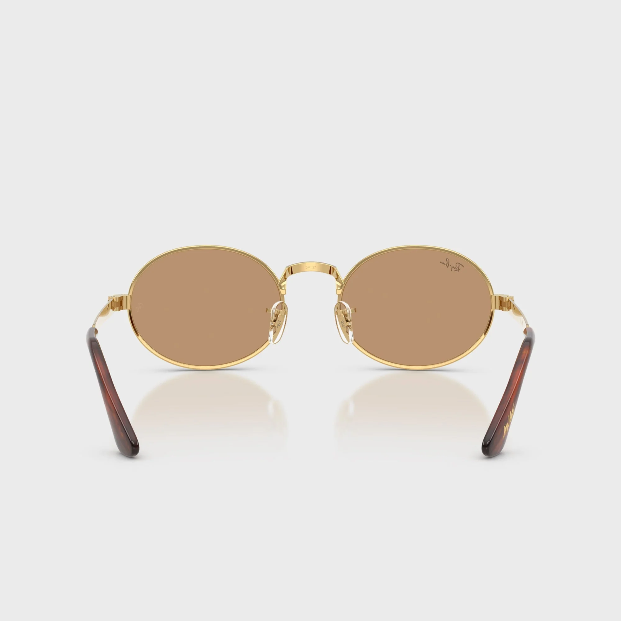 Ray Ban x A$AP ROCKY Bold Metal Sunglasses - Gold / Brown - Image 3