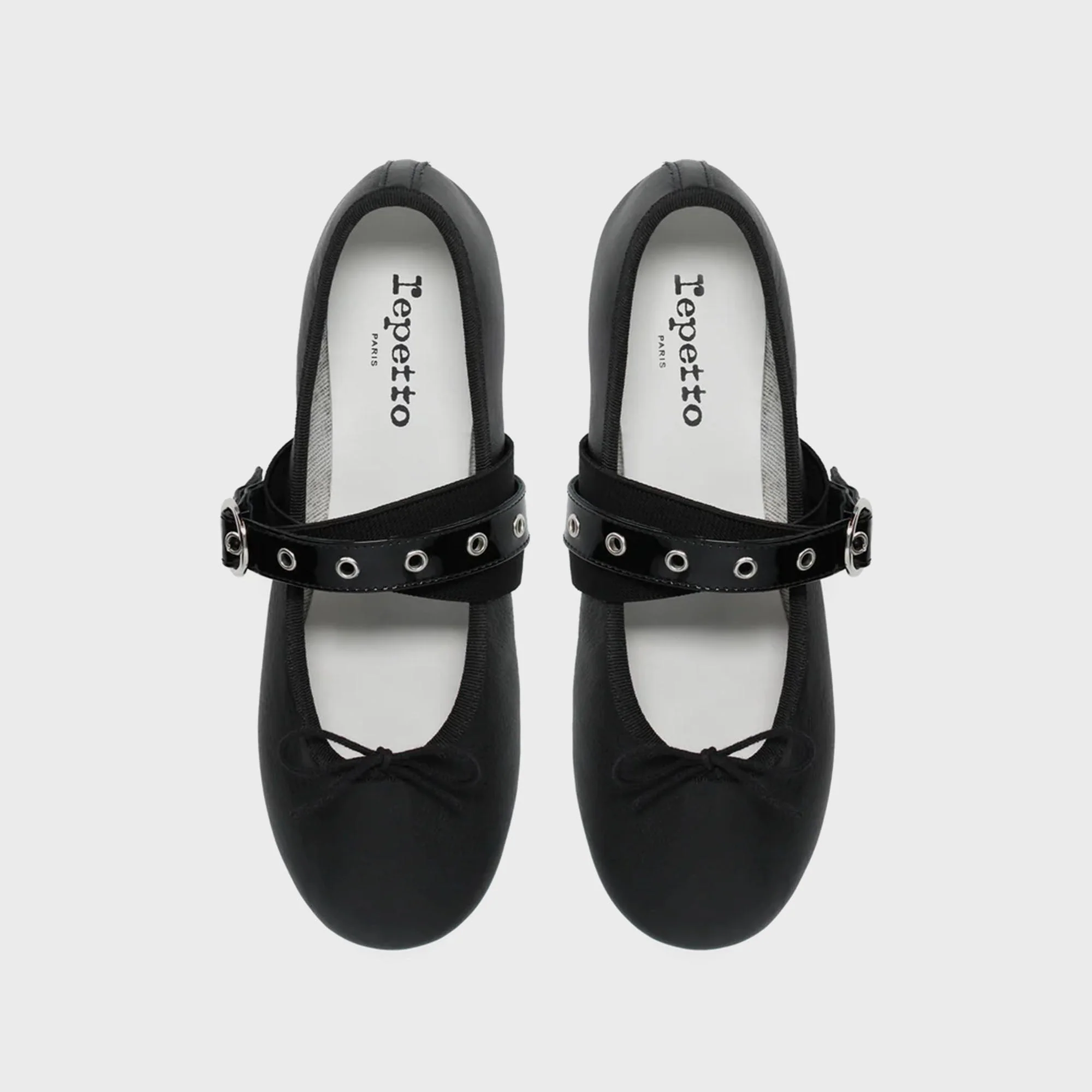 Repetto Ballet Twist Mary Janes - Black - Image 2