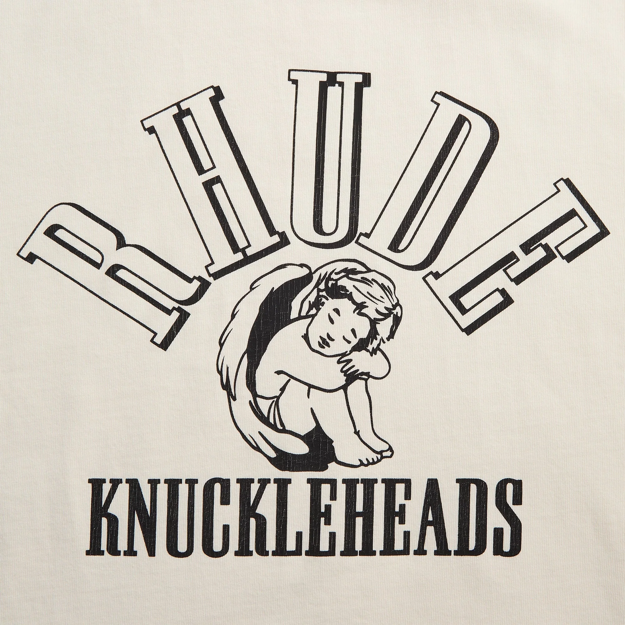Rhude Knuckleheads Tee - Vintage White / Black - Image 3
