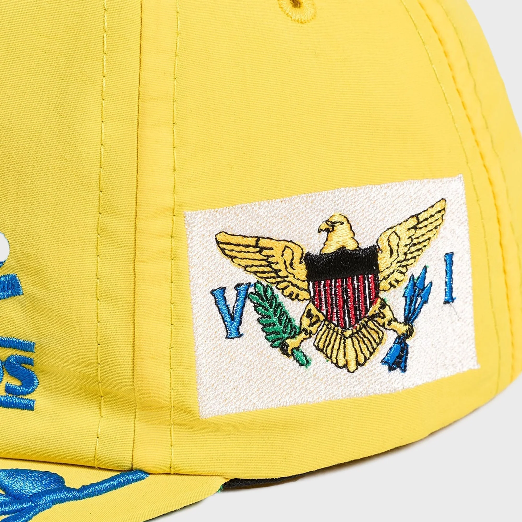 Rhude Virgin Islands Cap - Yellow / Blue - Image 3