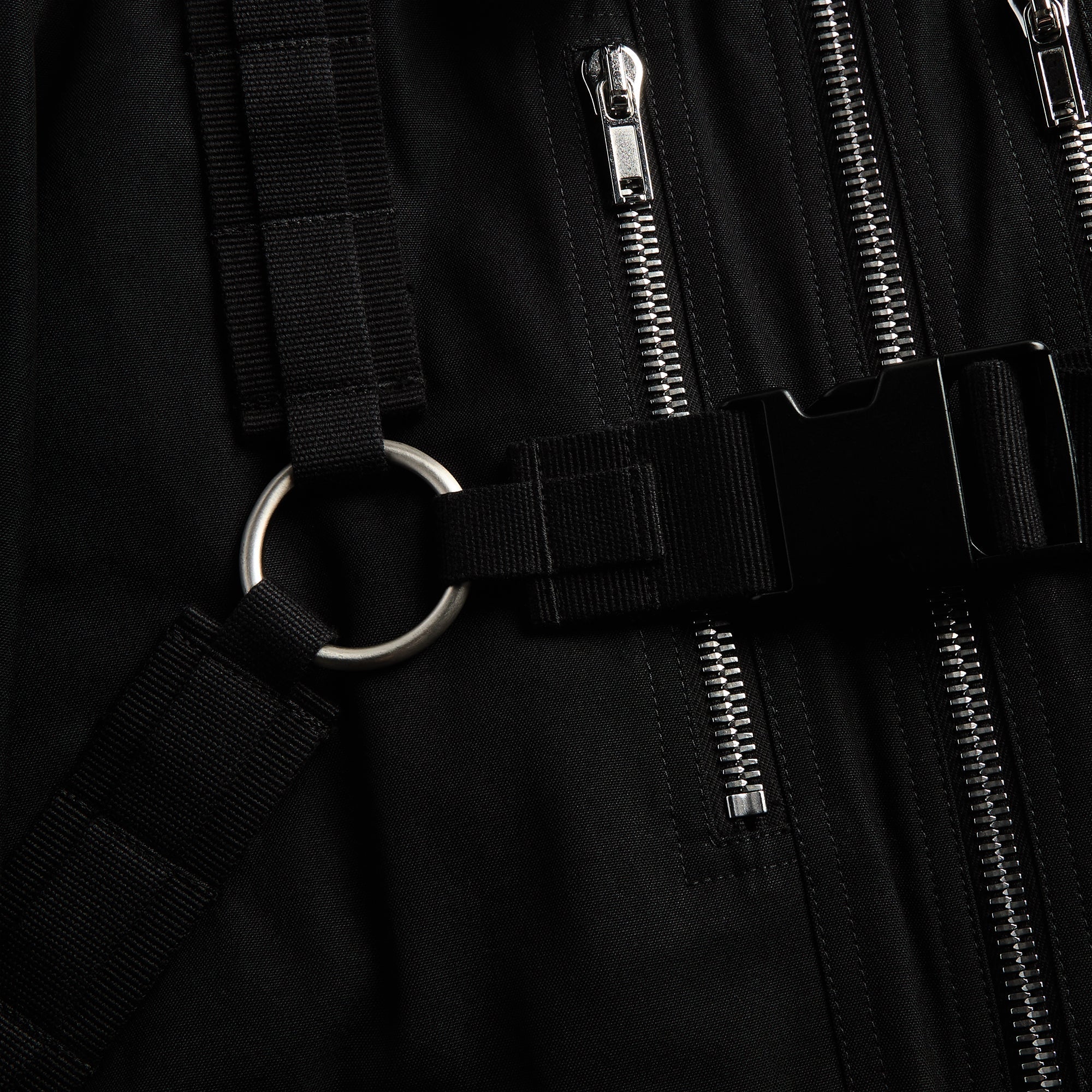 Rick Owens Blixa Cargo Bomber Jacket - Black - Image 3