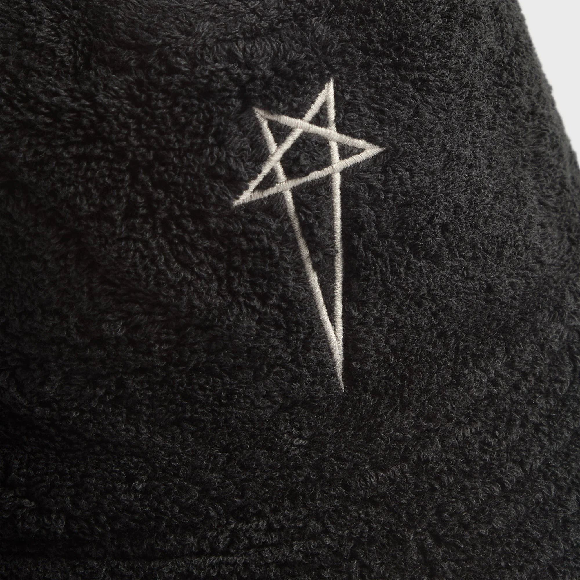 Rick Owens Beach Hat - Black / Pearl - Image 3