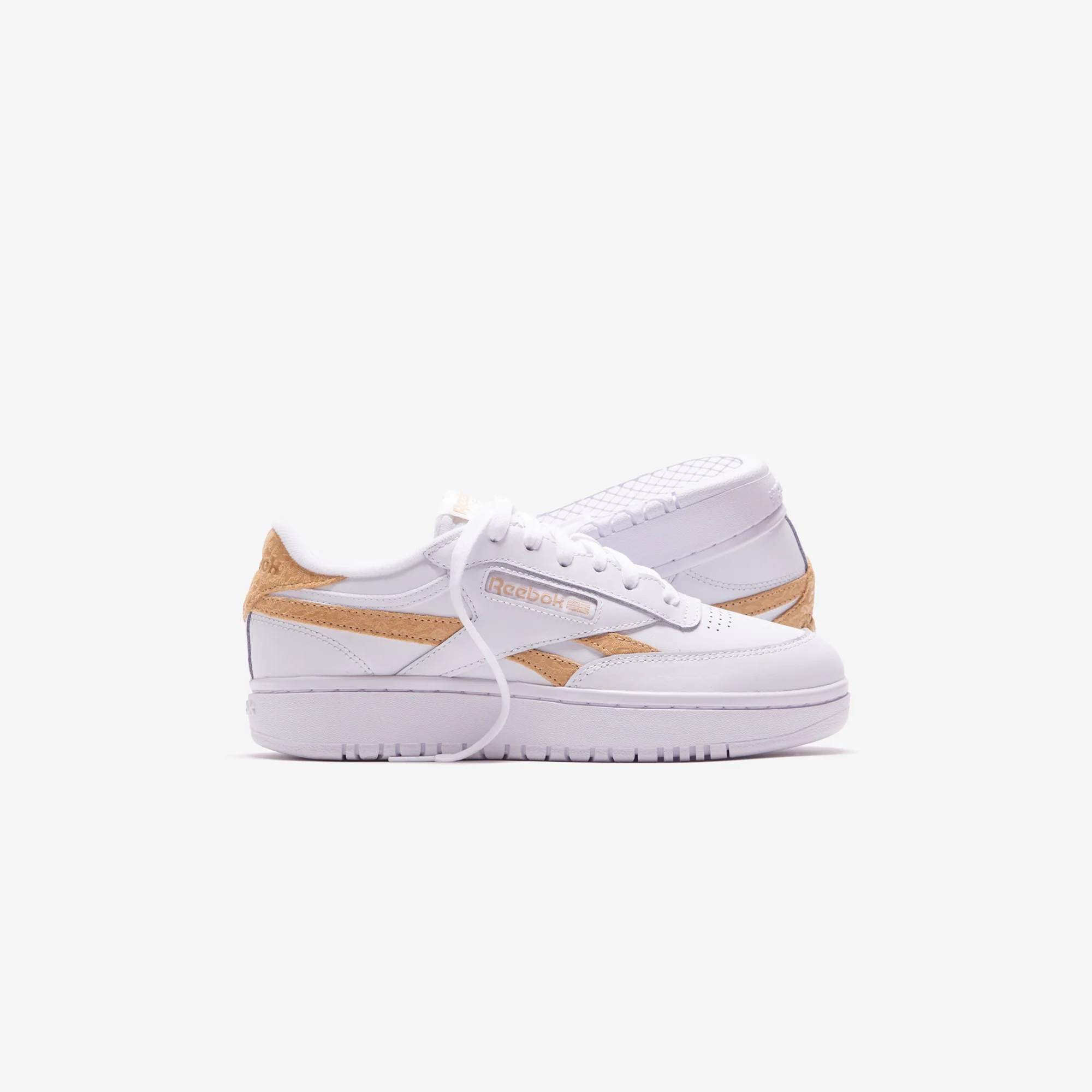 Reebok WMNS Club C Double Revenge - Footwear White / Sahara - Image 4