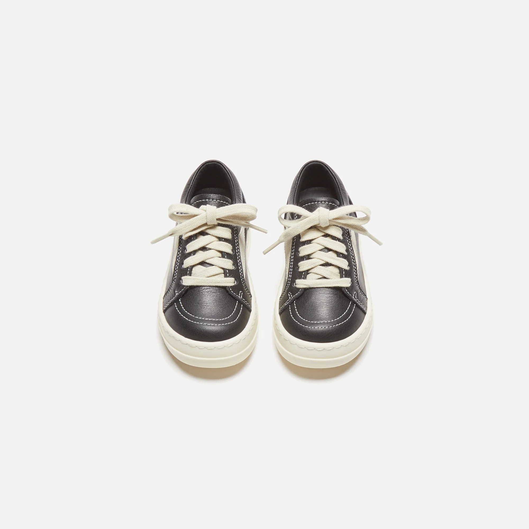 Rick Owens Baby Vintage Sneakers - Black / Pearl / Milk - Image 4
