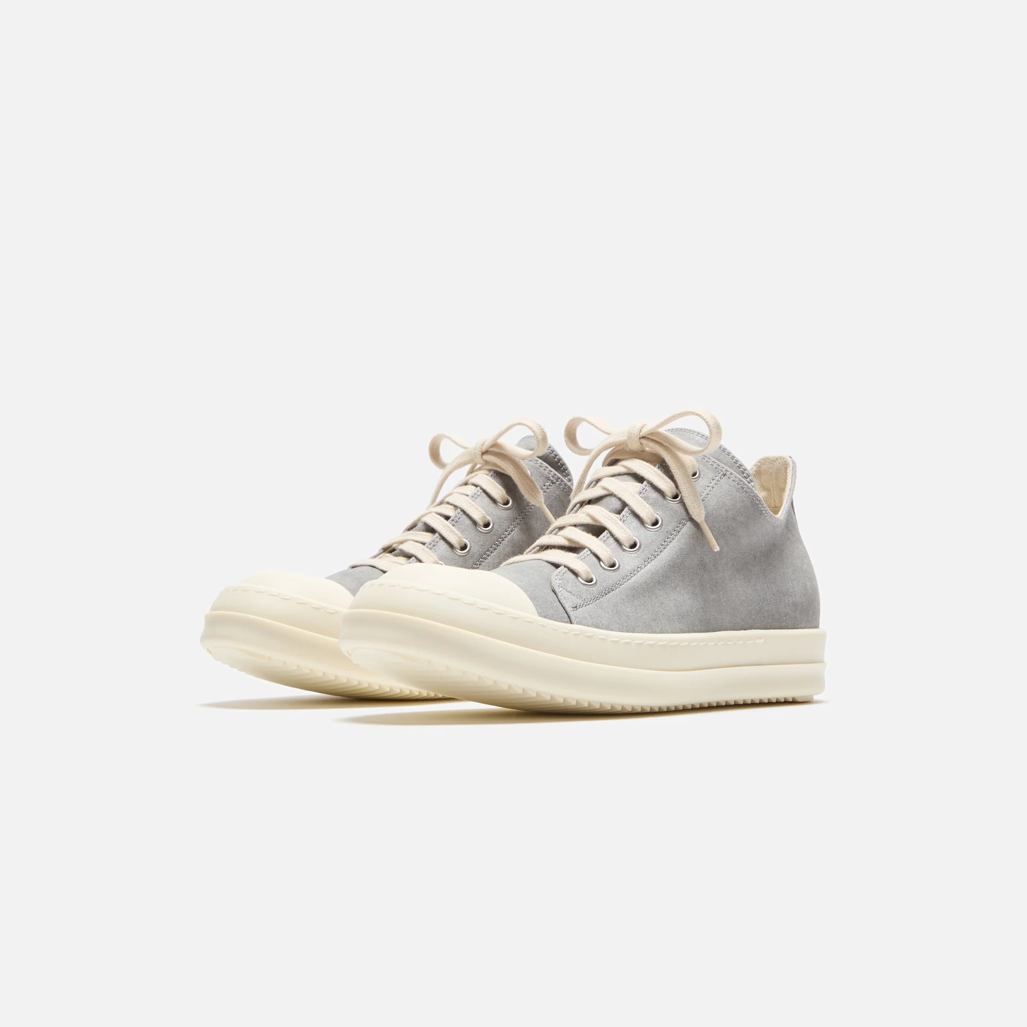 Rick Owens WMNS DRKSHDW Low Sneaks - Pearl / Milk - Image 2