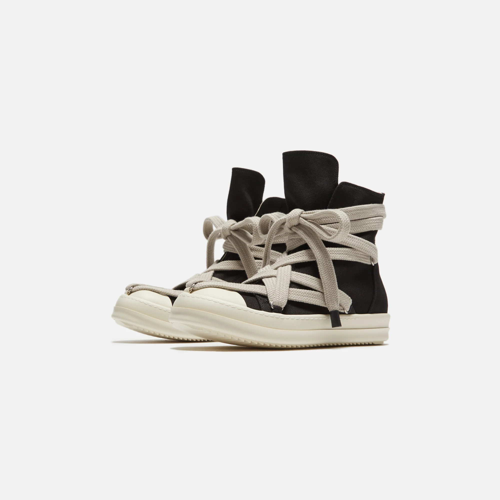 Rick Owens DRKSHDW Hexa Sneaker - Black / Pearl / Milk - Image 2