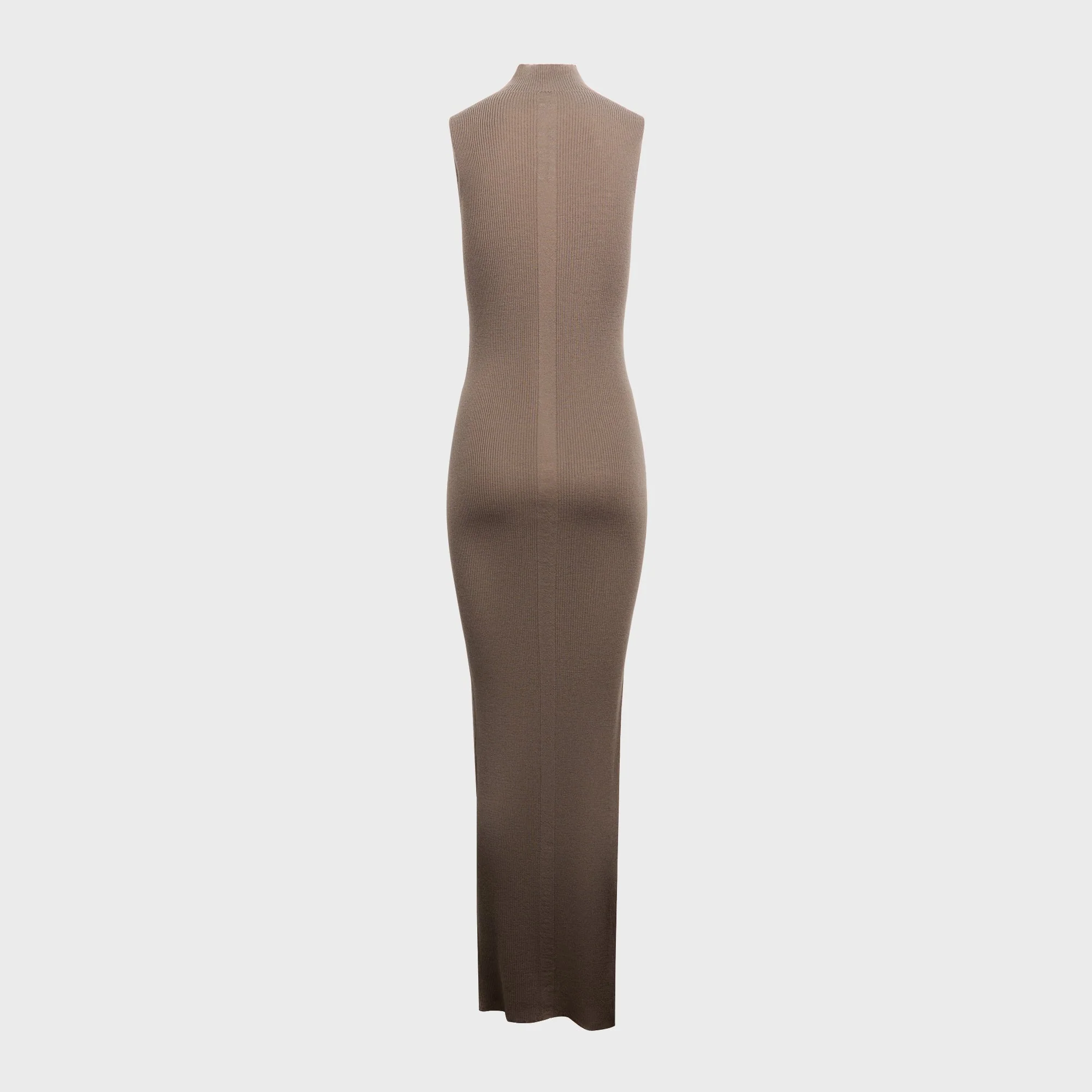 Rick Owens Abito Turtleneck Dress - Dust - Image 2