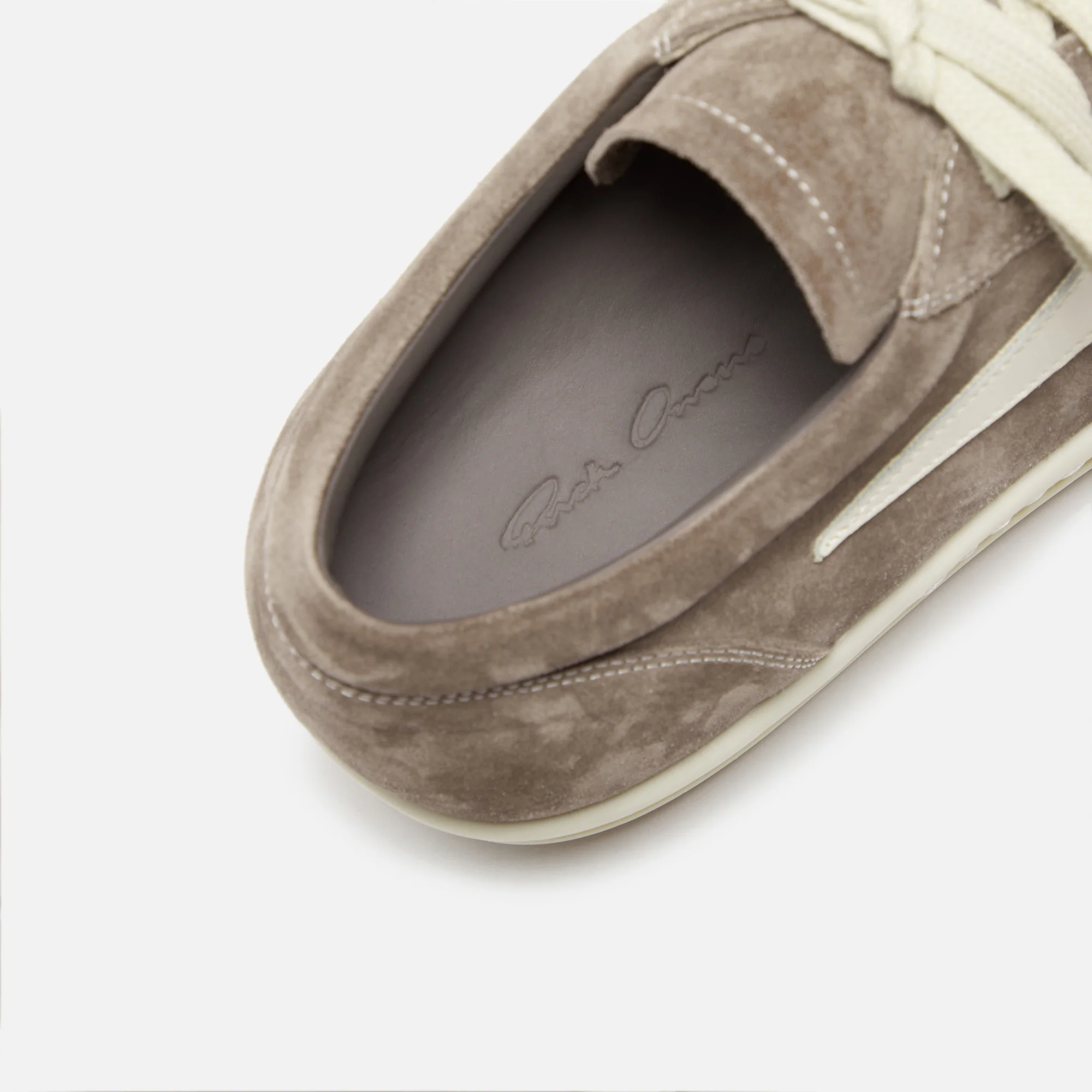 Rick Owens Vintage Sneakers - Dust / Milk / Milk - Image 9