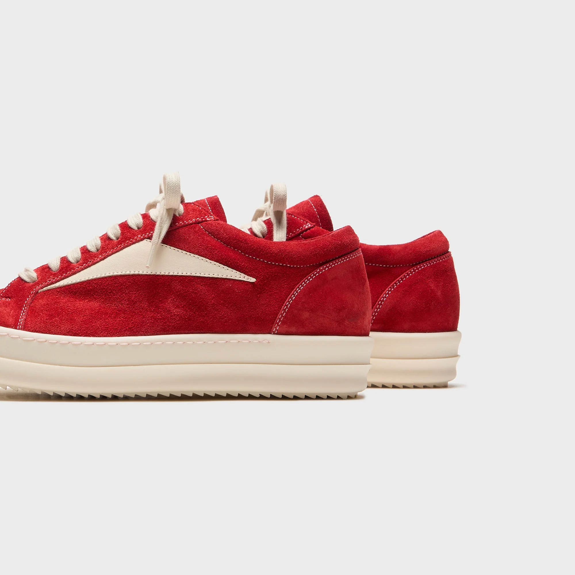 Rick Owens Vintage Sneaks - Carnelian / Milk - Image 3