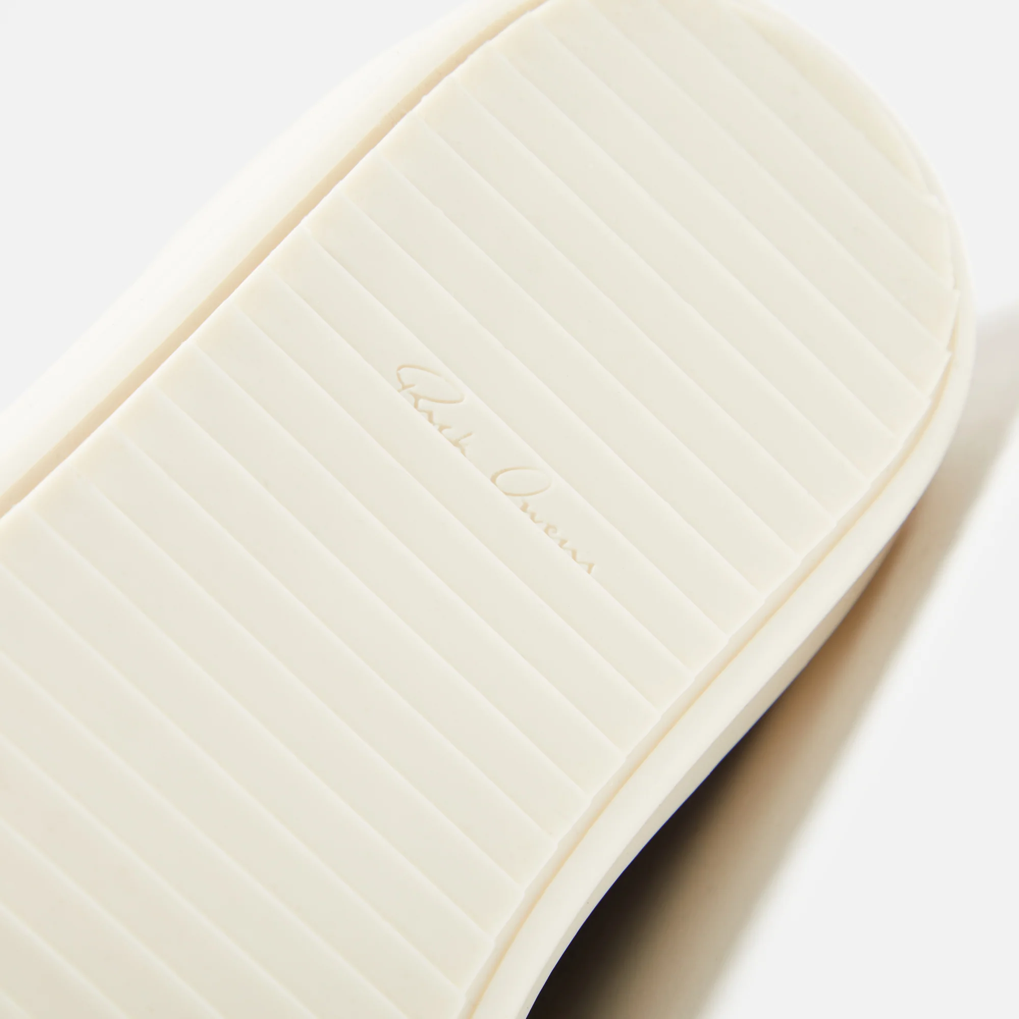 Rick Owens Vintage Sneakers Scarpe In Pelle - Black / Milk / Milk - Image 9