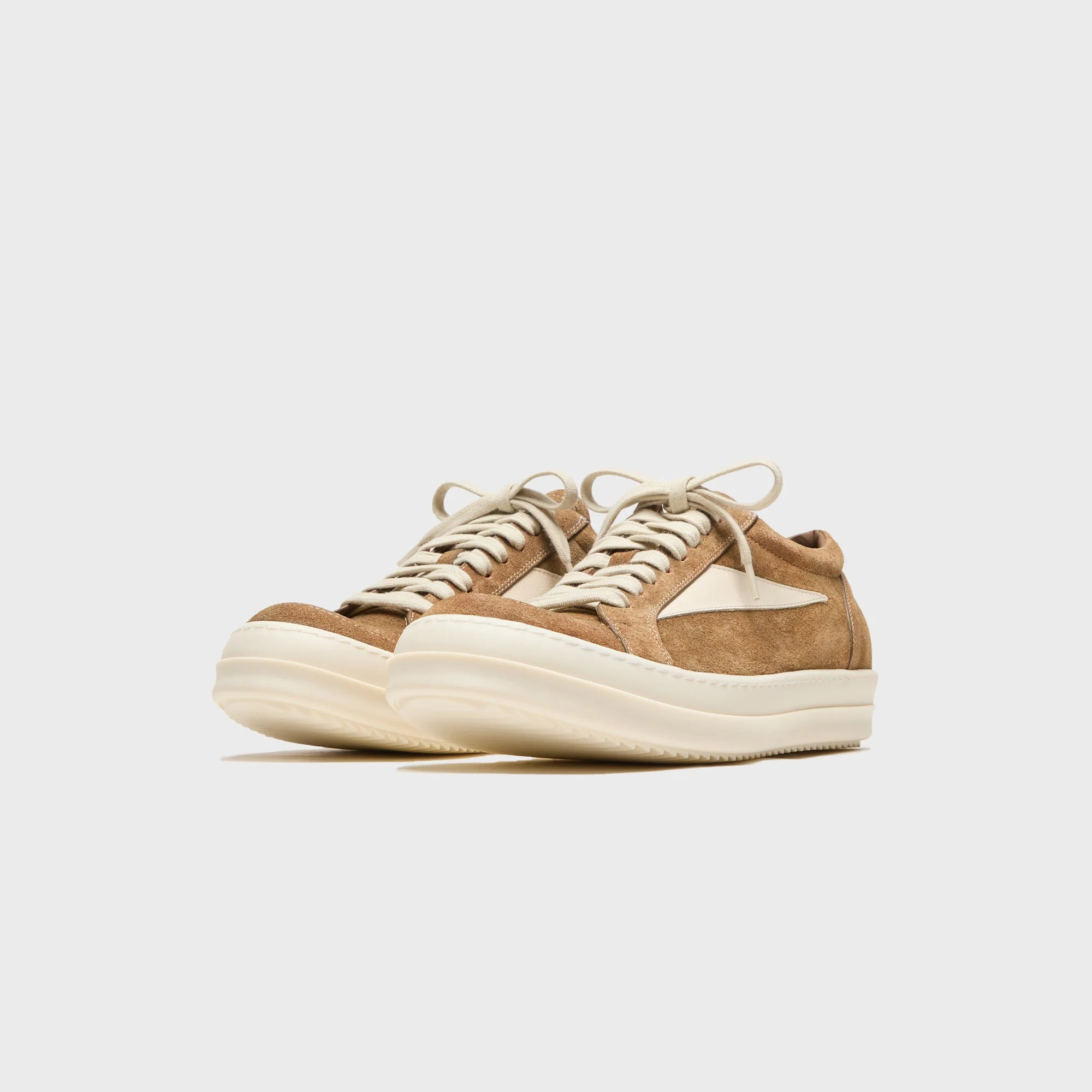 Rick Owens Vintage Sneakers - Sumi Brown / Milk - Image 2