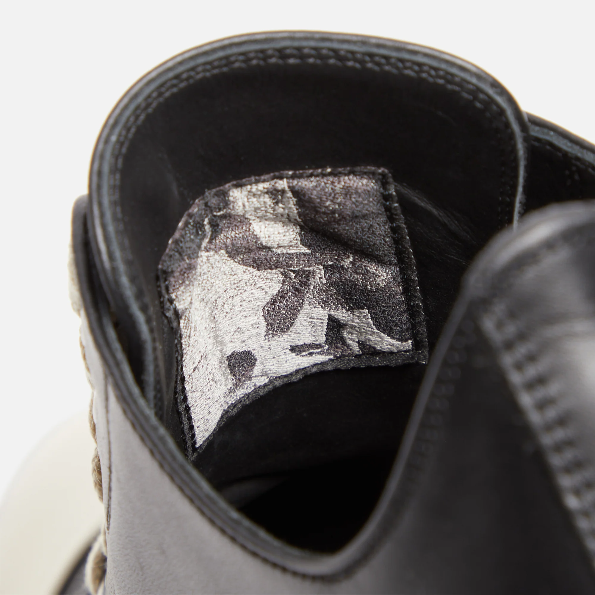 Rick Owens Porterville Low Sneaks - Black / Milk / Milk Scarpe in Pelle - Image 9