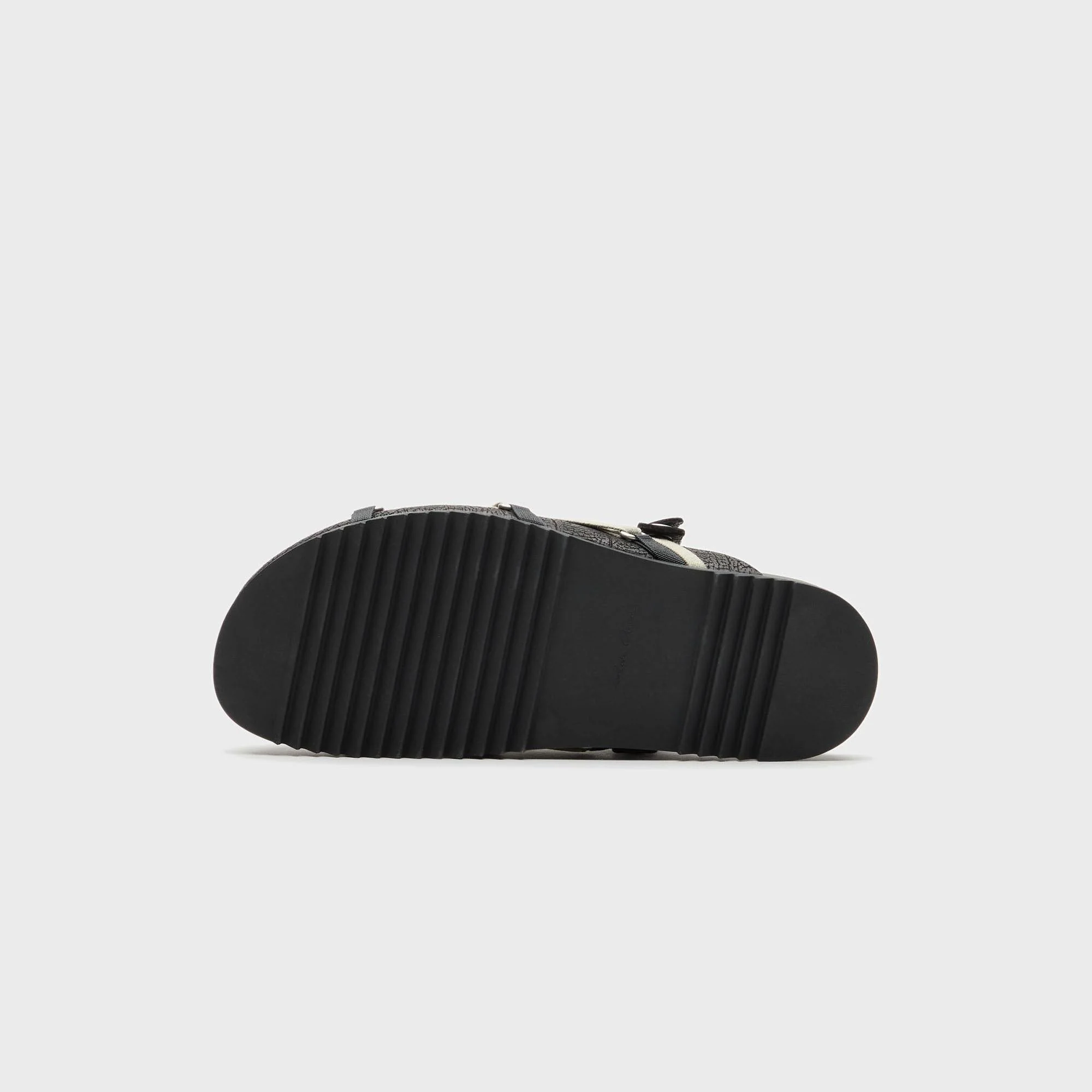 Rick Owens Megalace Mule Granola Mules- Pelle Black - Image 5