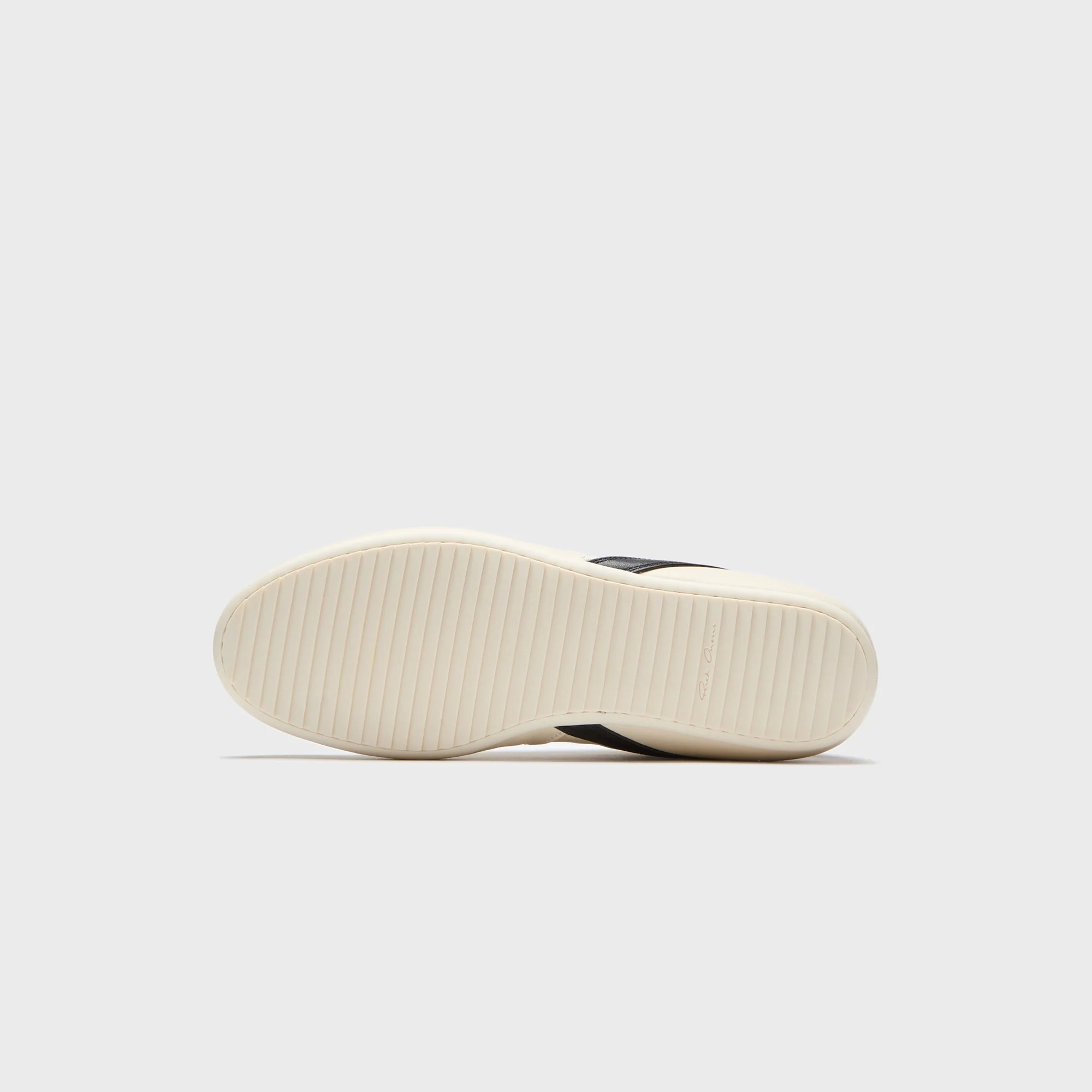 Rick Owens Concordians Minimal Sneaks - Milk / Black / Milk - Image 5
