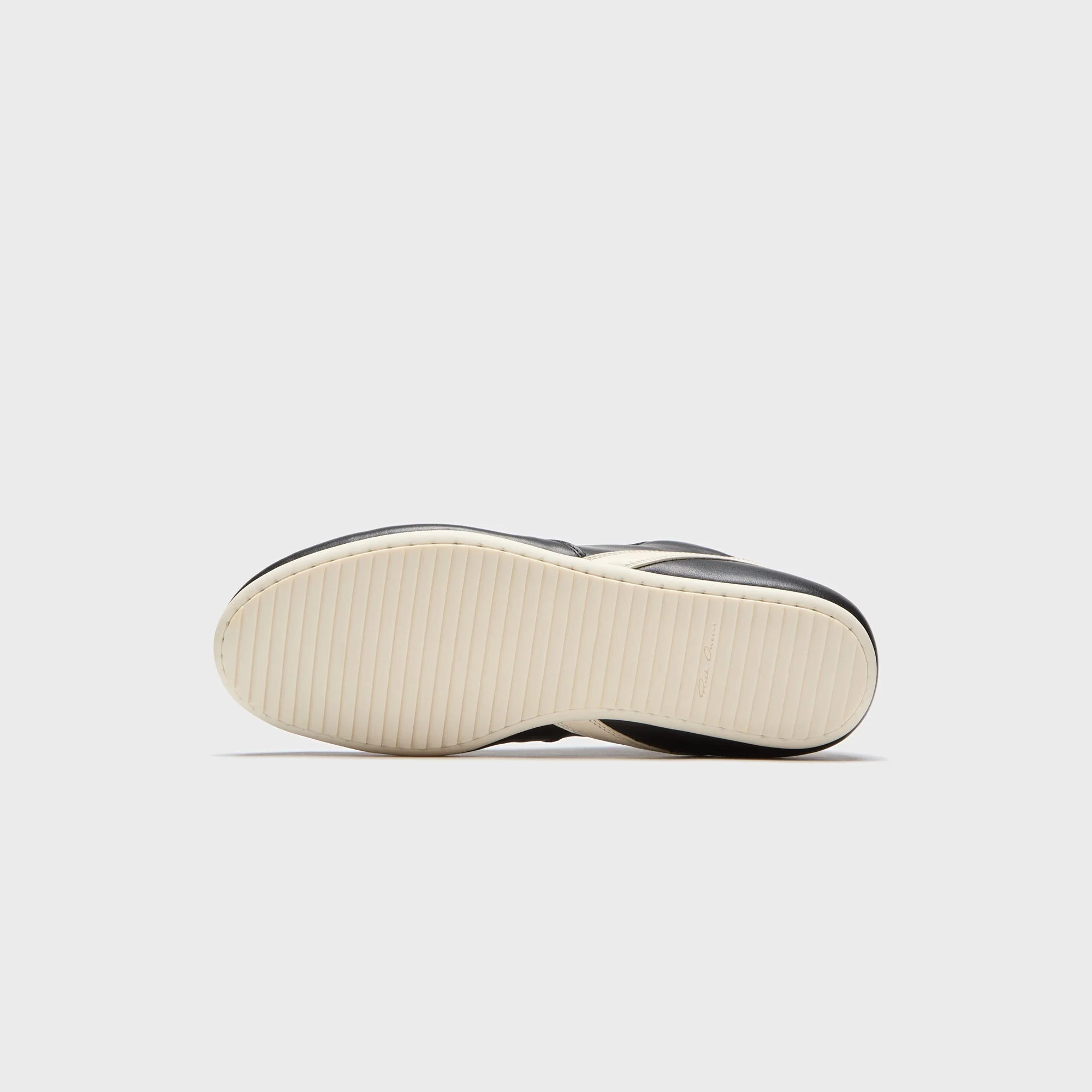 Rick Owens Concordians Minimal Sneaks - Black / Milk / Milk - Image 5
