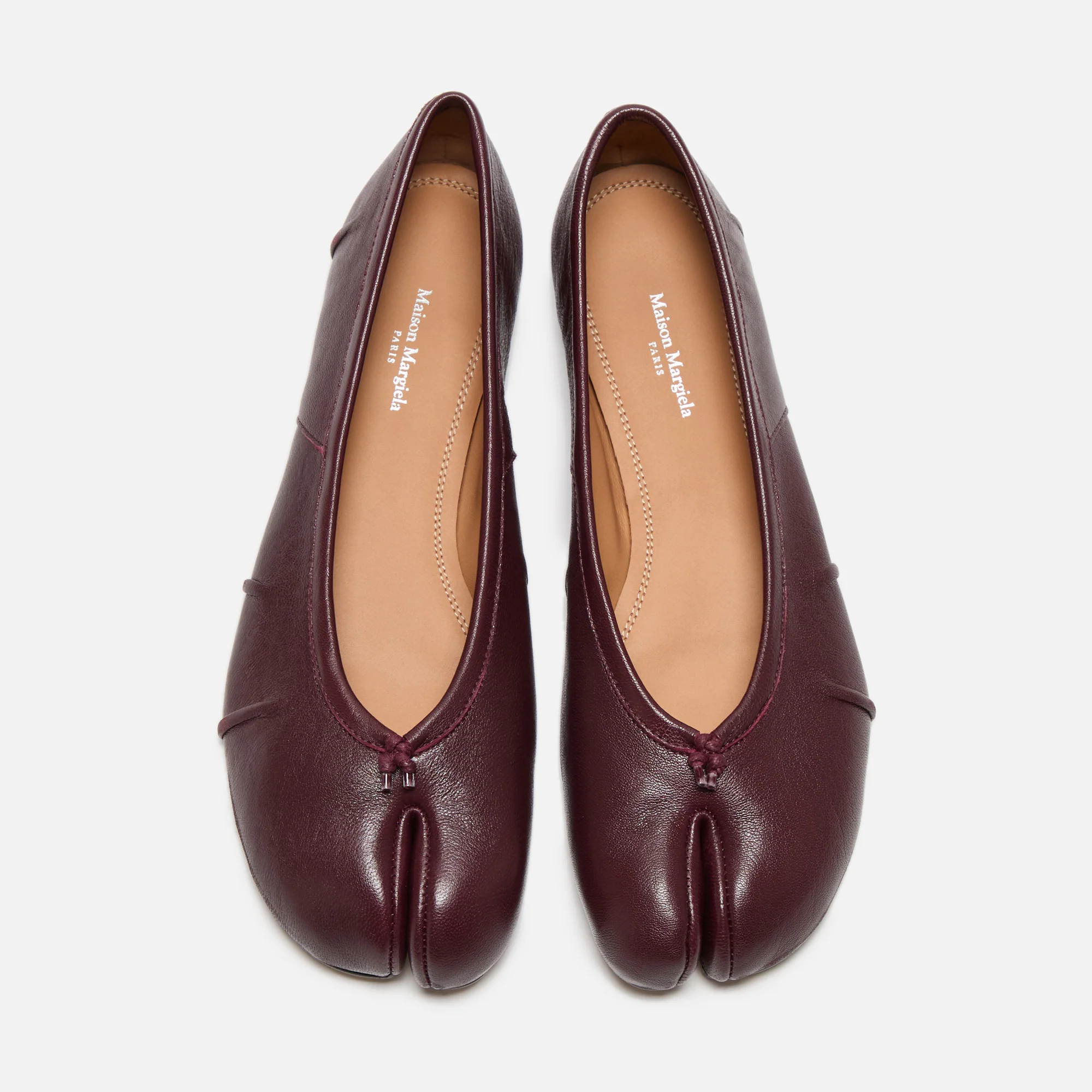 Maison Margiela WMNS Tabi Ballerina - Deep Red - Image 5